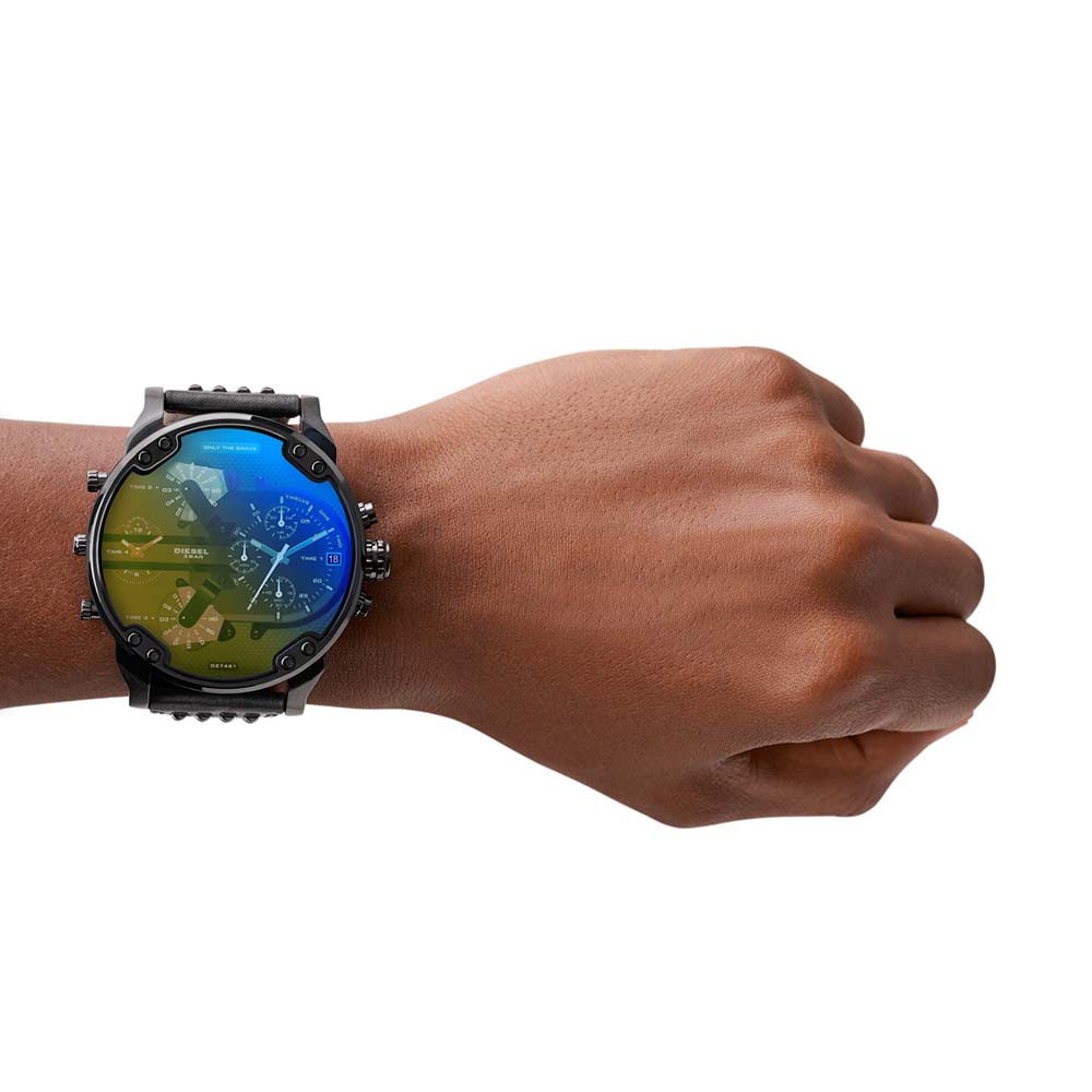 Diesel Men's DZ7451 Mr Daddy Stylish Black Wristwatch