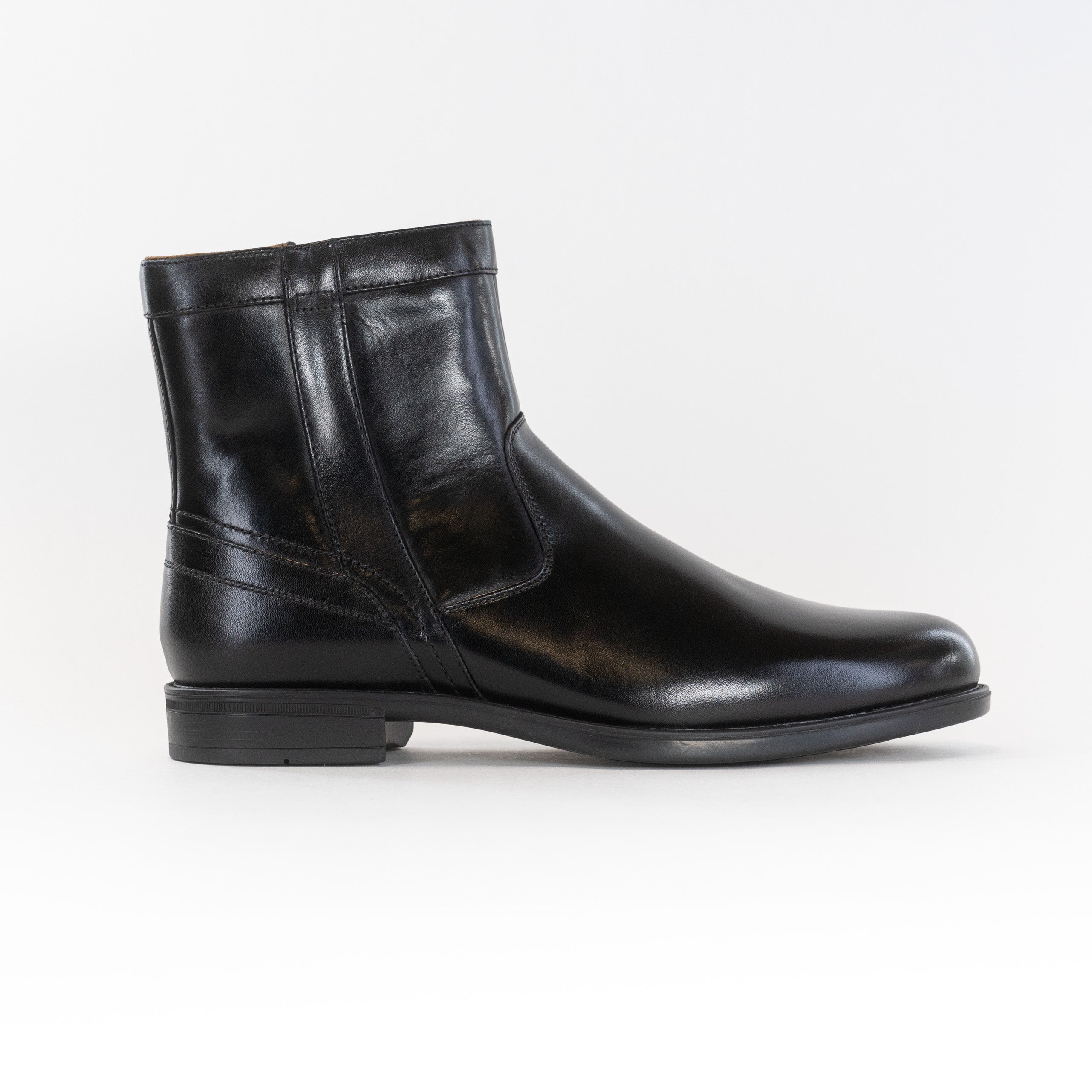 Black Florsheim Men's Midtown Zip Boot with Comfort Features