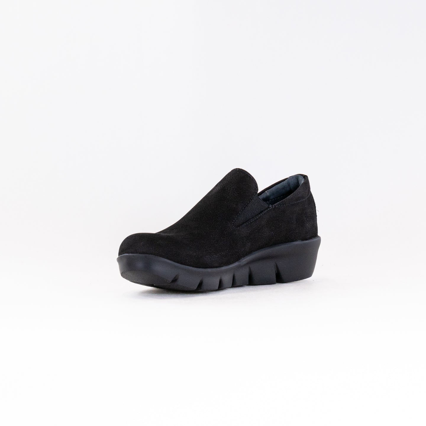 Wolky Women's Mesita - Black Vintage Nubuck Shoes