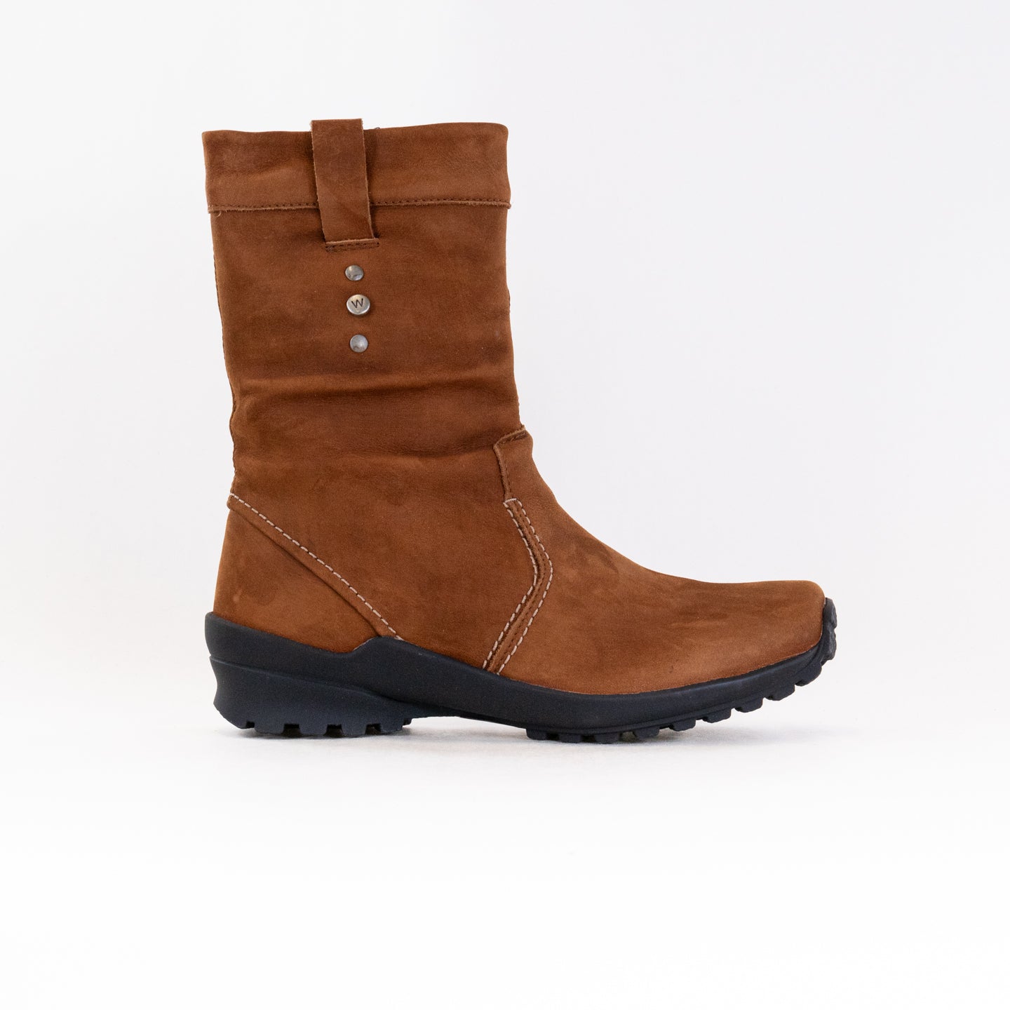 Wolky Women's Byrce WR Winter Water-Resistant Boots in Cognac Nepal Color