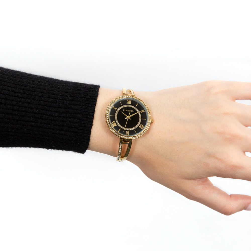 Ellis & Co Violet Ladies' Fashion Watch with Sparkly Gemstones