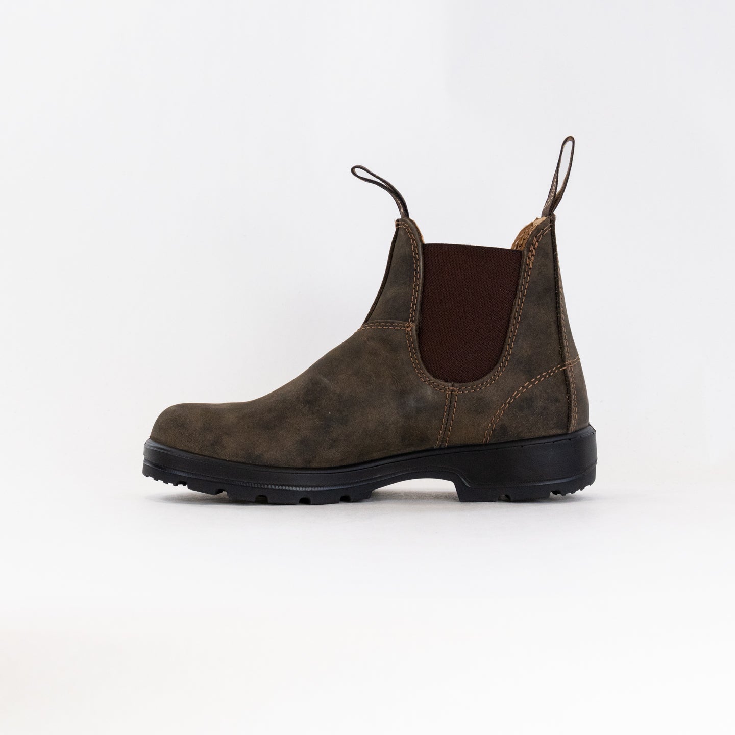 Blundstone Unisex Chelsea Boots 585 in Rustic Brown Color