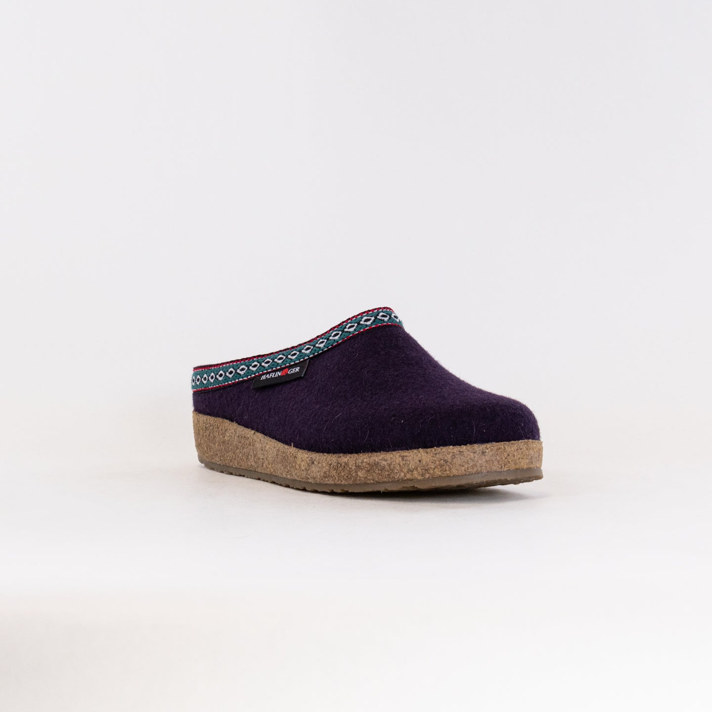 Haflinger Women's GZ Clogs in Eggplant Color