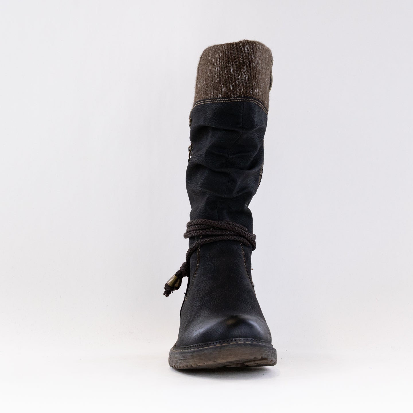 Women's Spring Step Acaphine Pull - on Water - Resistant Boots in Classic Black