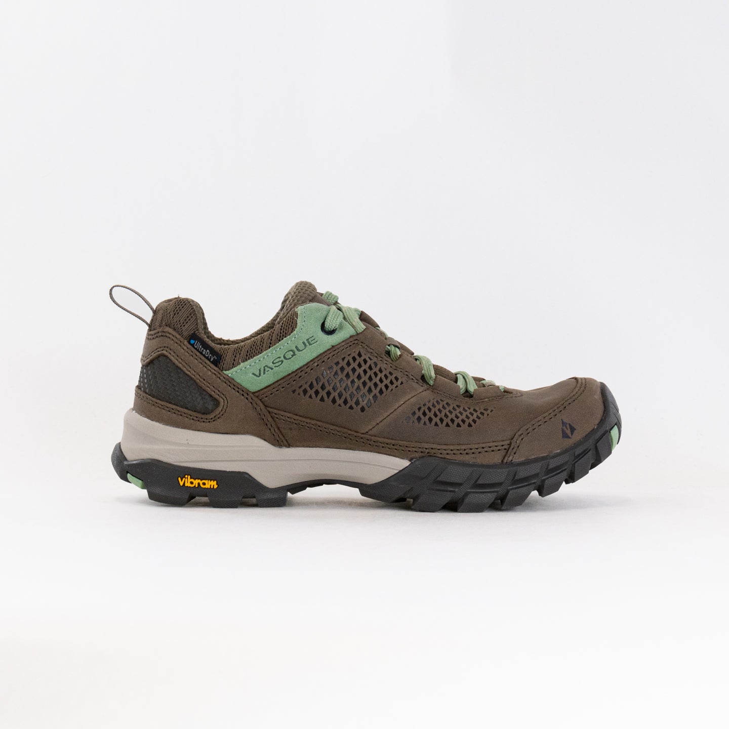 Women's Vasque Talus AT Low UltraDry Waterproof Hiking Shoes - Bungee Cord in Basil Color