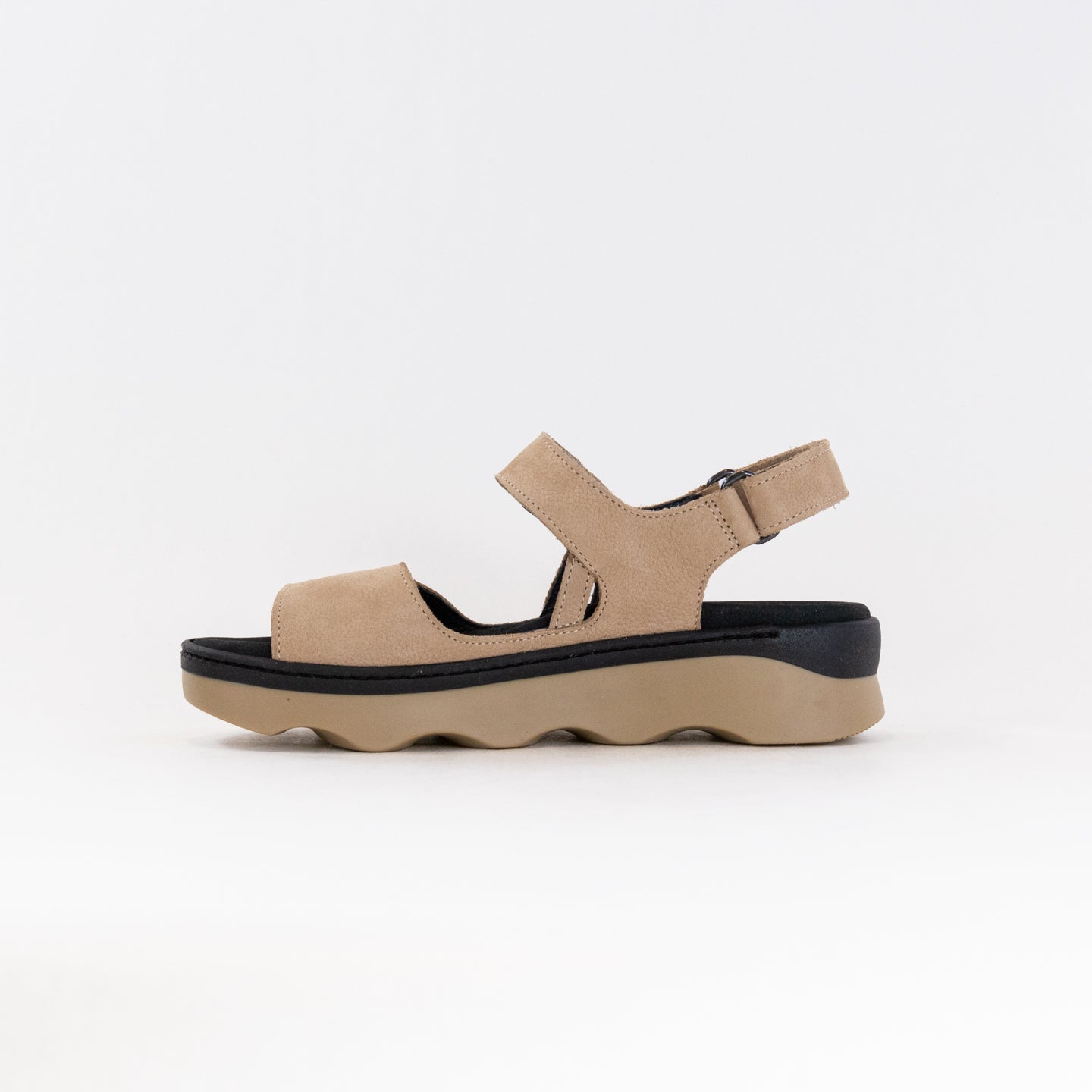 Wolky Women's Beige Antique Nubuck Medusa Sandals - Comfortable and Stylish Footwear