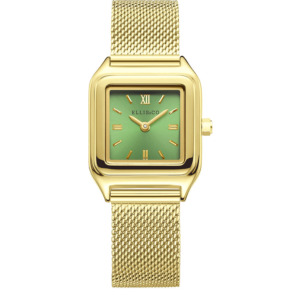 Ellis & Co Camille Stainless Steel Watch with 26x34mm Case