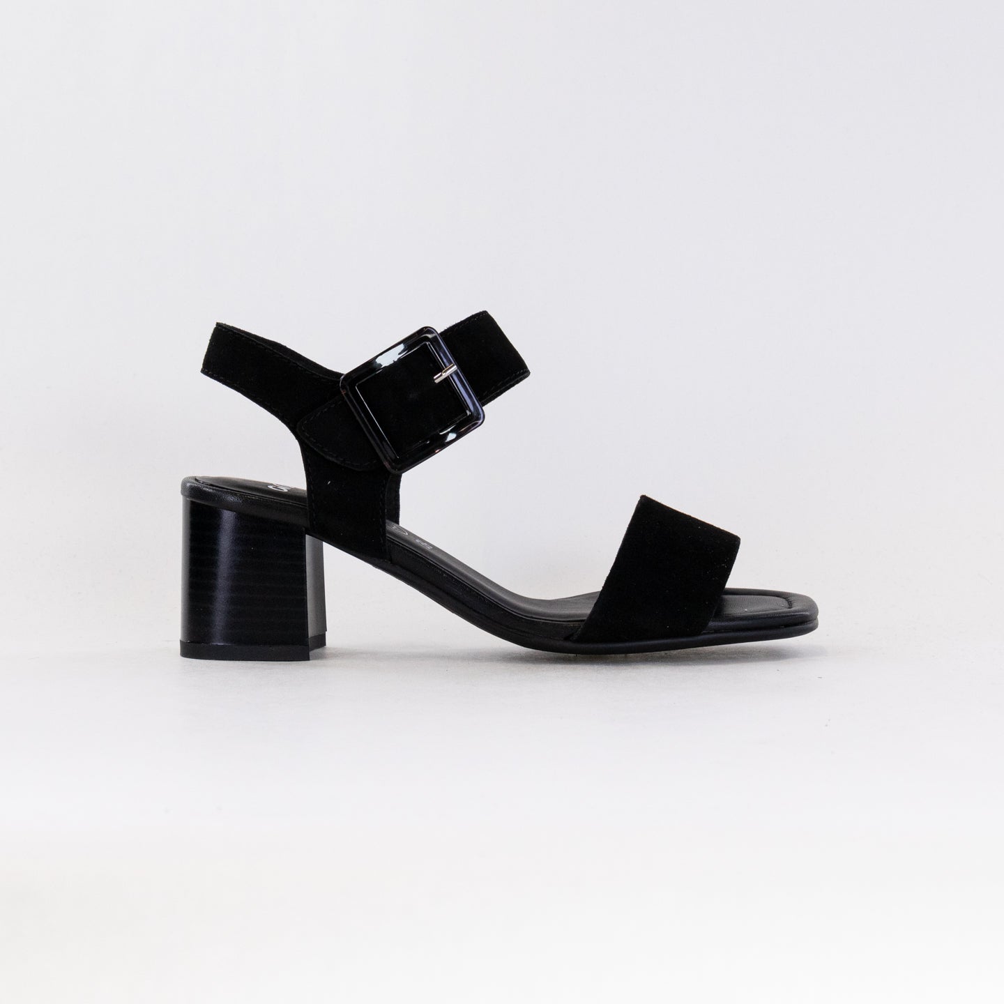 Black Women's Ara Bethel Dress Sandal 12-20507-01 with Stylish Buckle