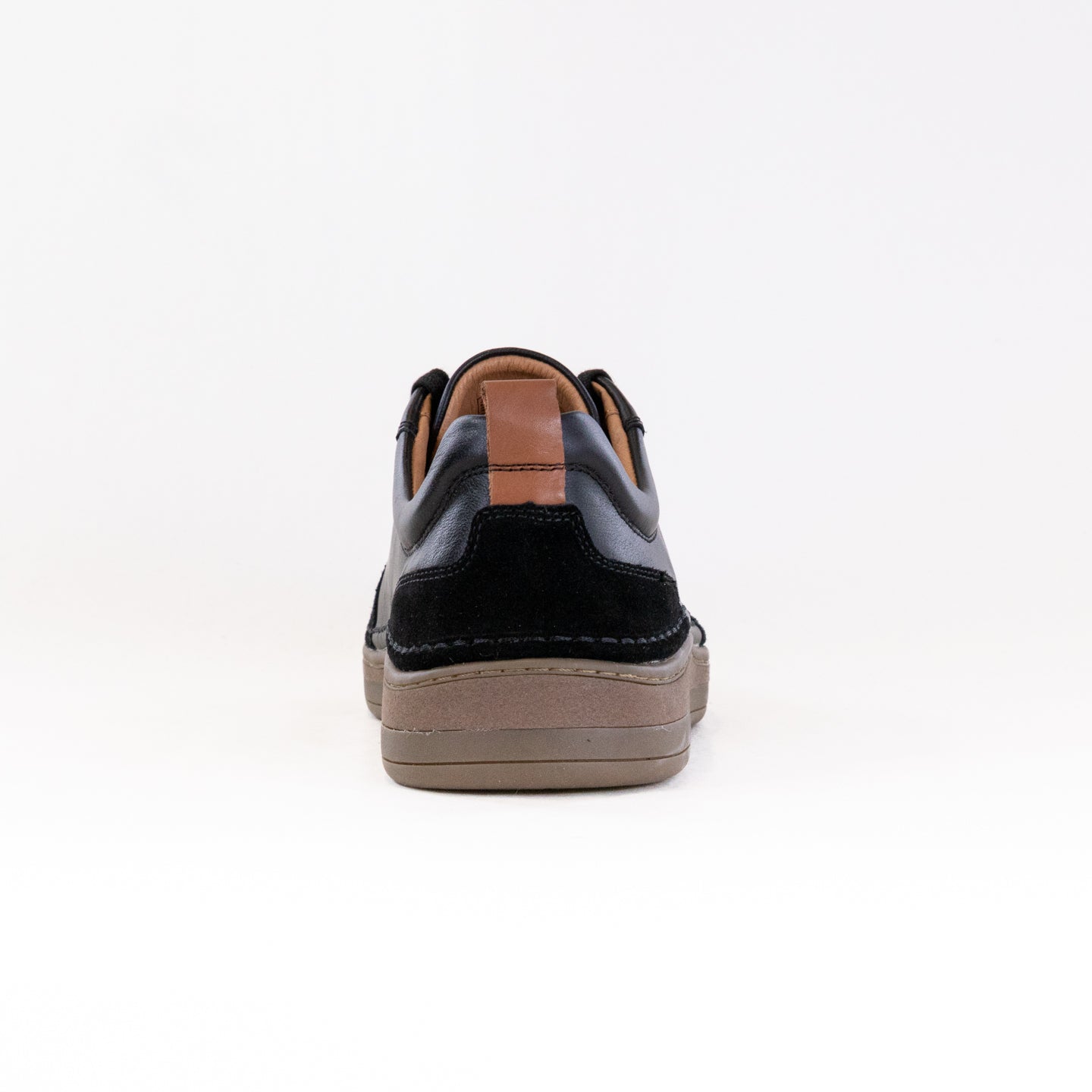Josef Seibel Men's Cleve 01 Premium Leather Sneakers in Classic Black