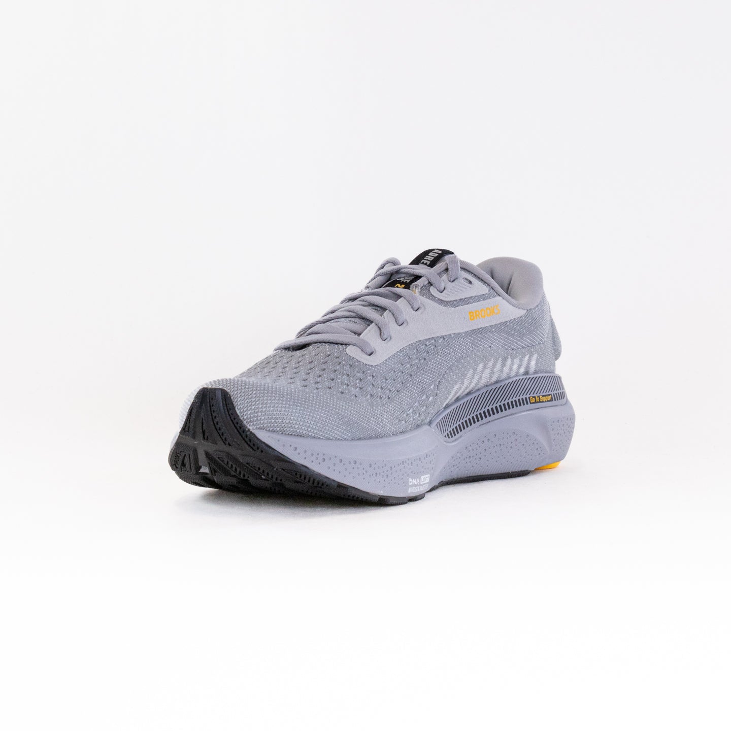 Men's Brooks Adrenaline GTS 24 Running Shoes - Alloy/White/Gold Fusion