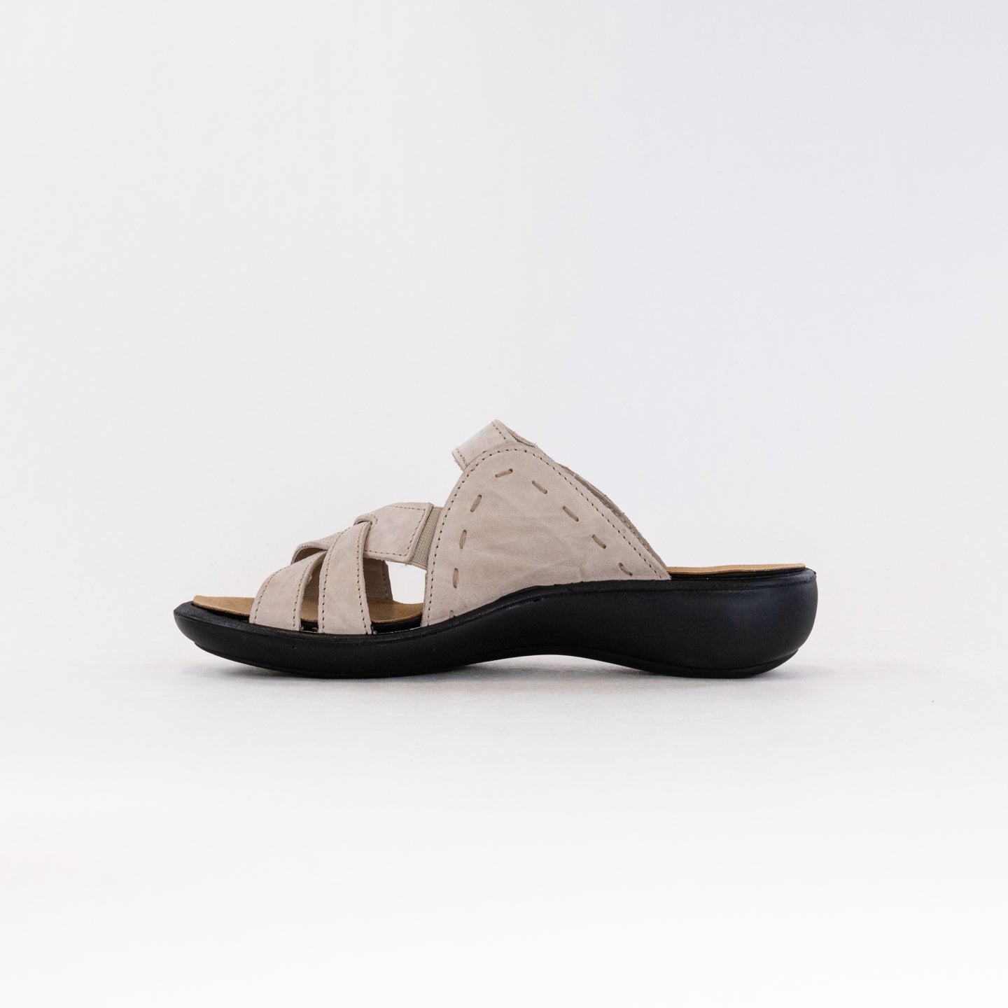 Romika Ibiza 99 Women's Slide Sandals in Beige Color