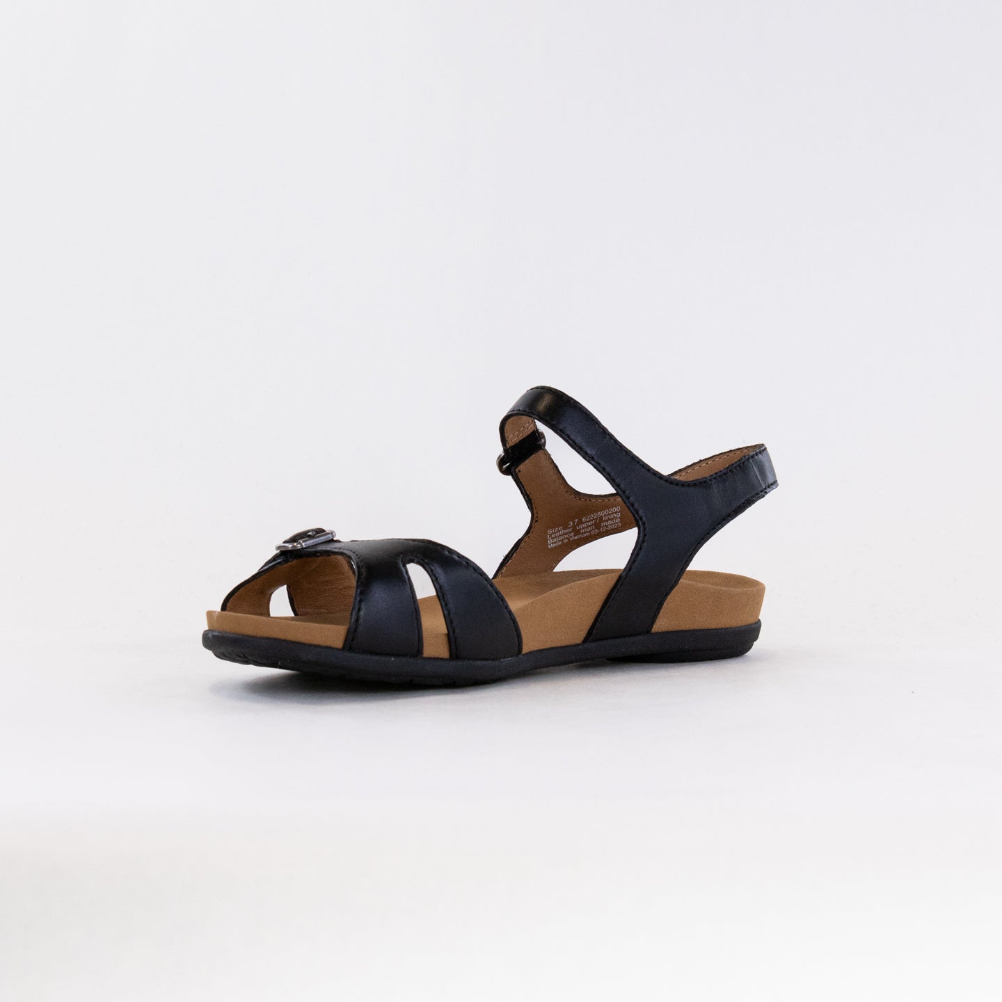 Dansko Women's Judith Sandals in Black Calf Leather - Comfortable and Versatile