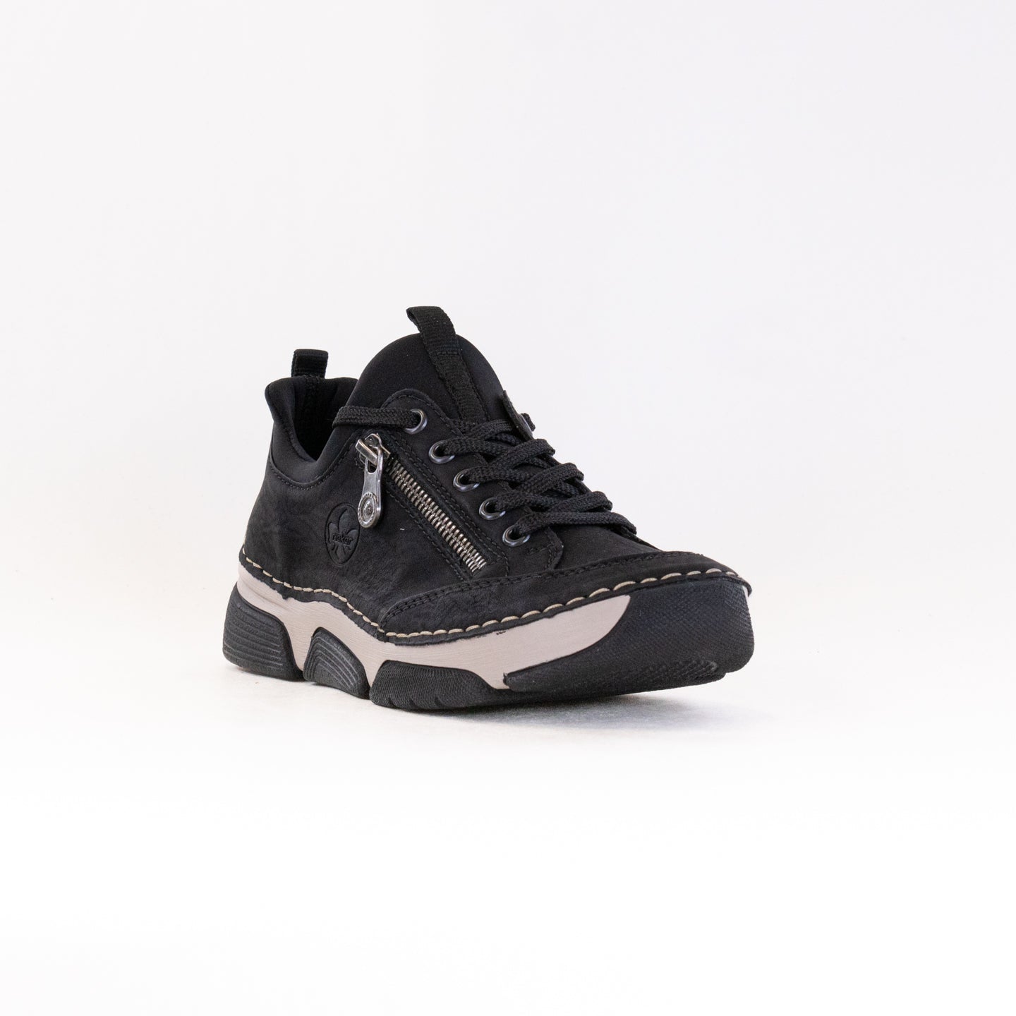 Black Women's Rieker Angela 45973 Stylish Sneakers