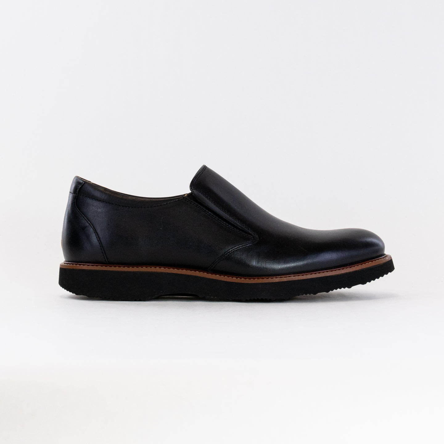 Samuel Hubbard Men's Black Frequent Traveler Stylish Leather Loafers
