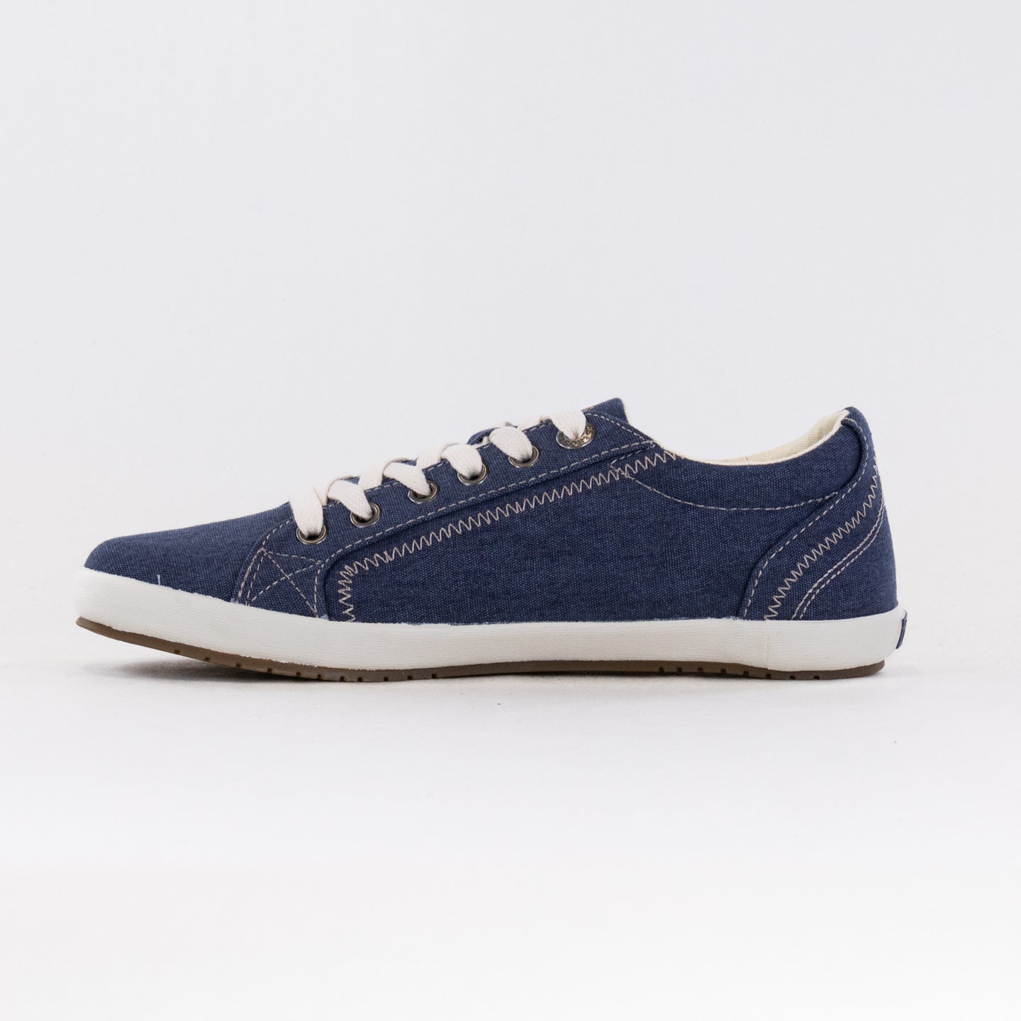 Women's Taos Star Blue Washed Canvas Comfortable Sneakers