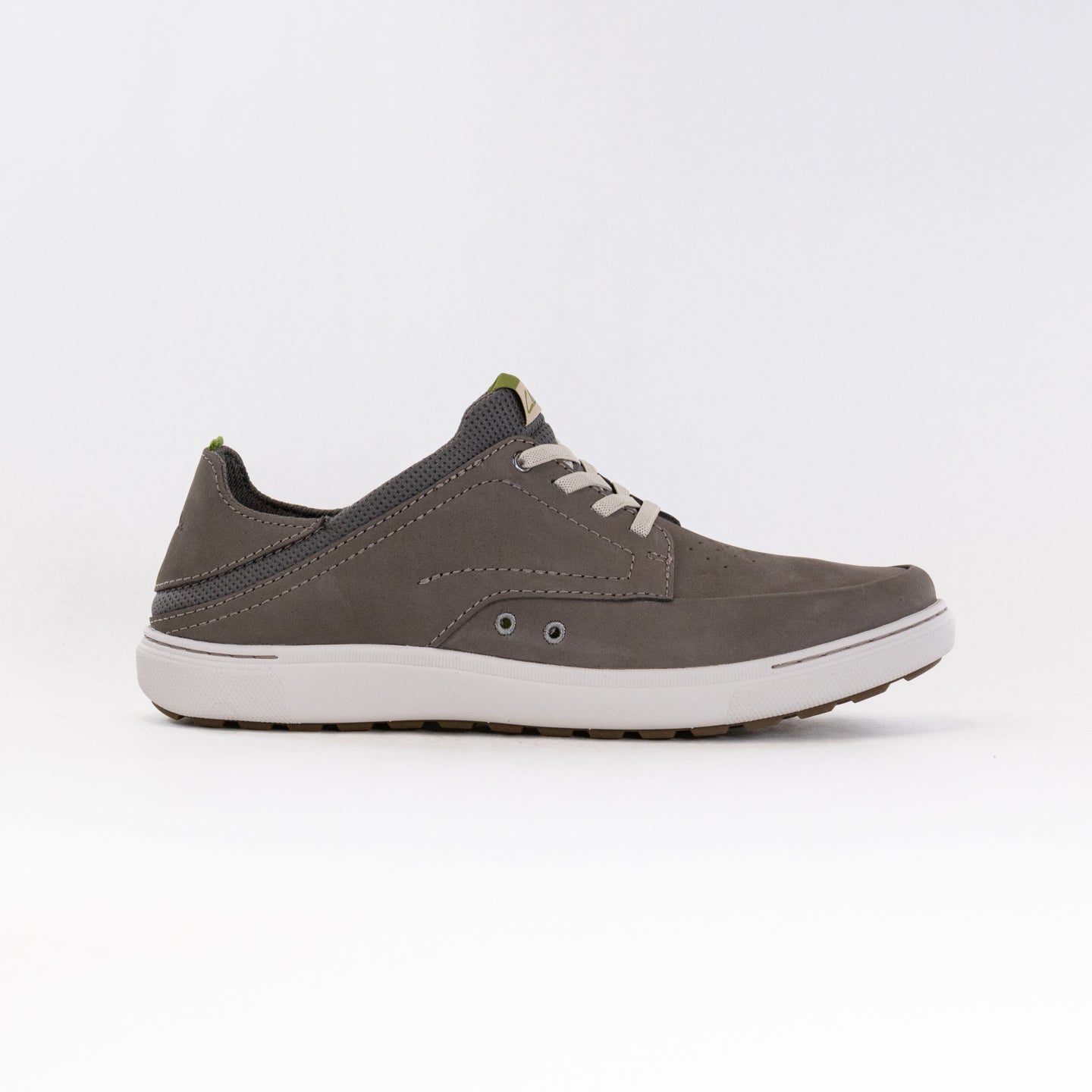 Men's Clarks Mapstone Easy - Dark Grey Nubuck Leather Comfortable Lace - up Sneakers