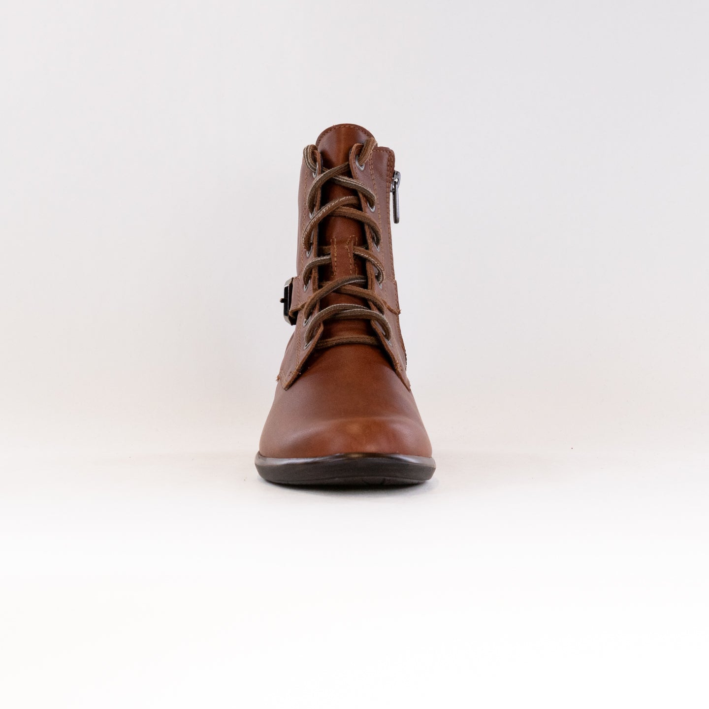 Naot Women's Alize Fashionable Boots in Brown Peanut Colored Leather