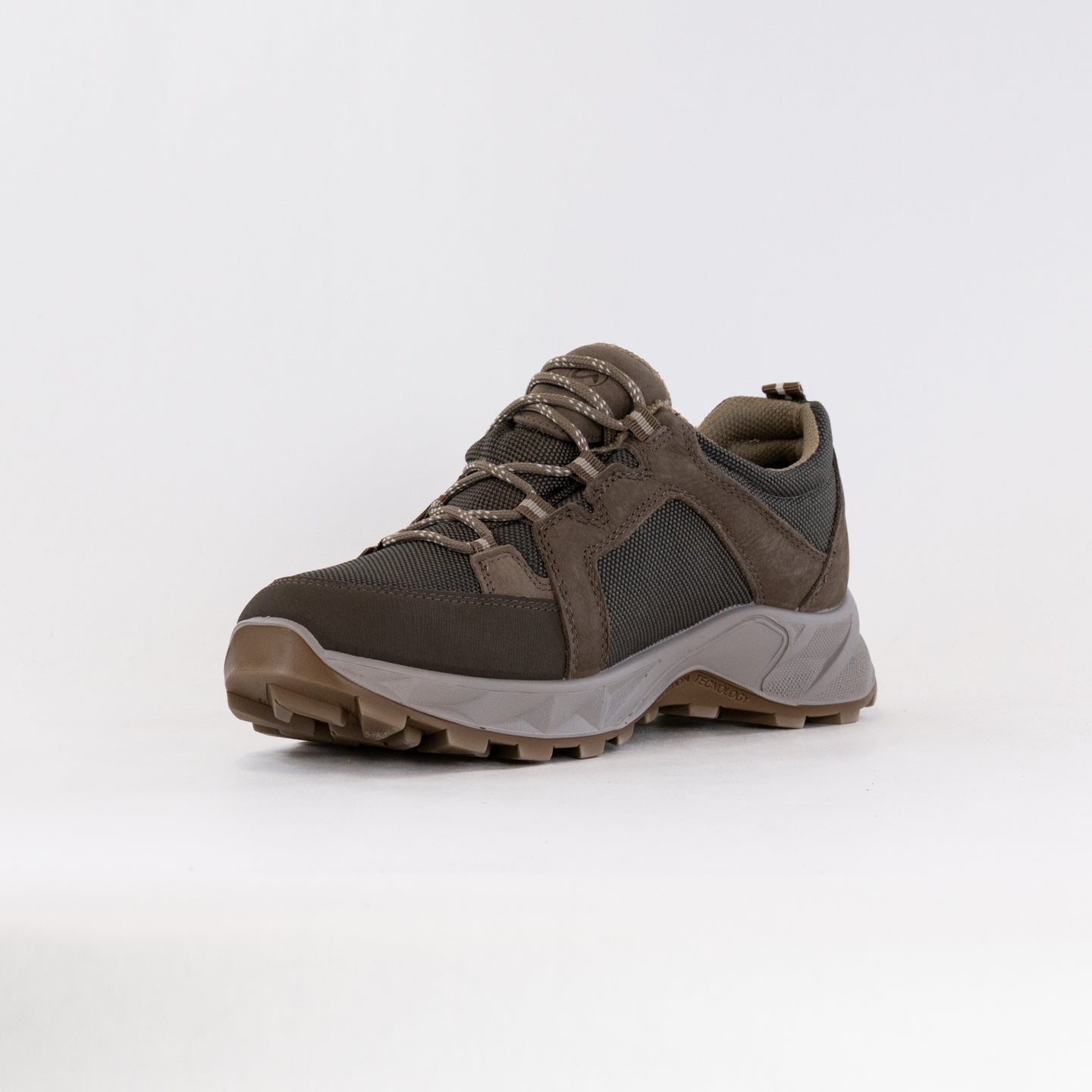 Men's Beige and Grey Ara Sting Lace - Up Gore - Tex Sneakers for Casual Wear
