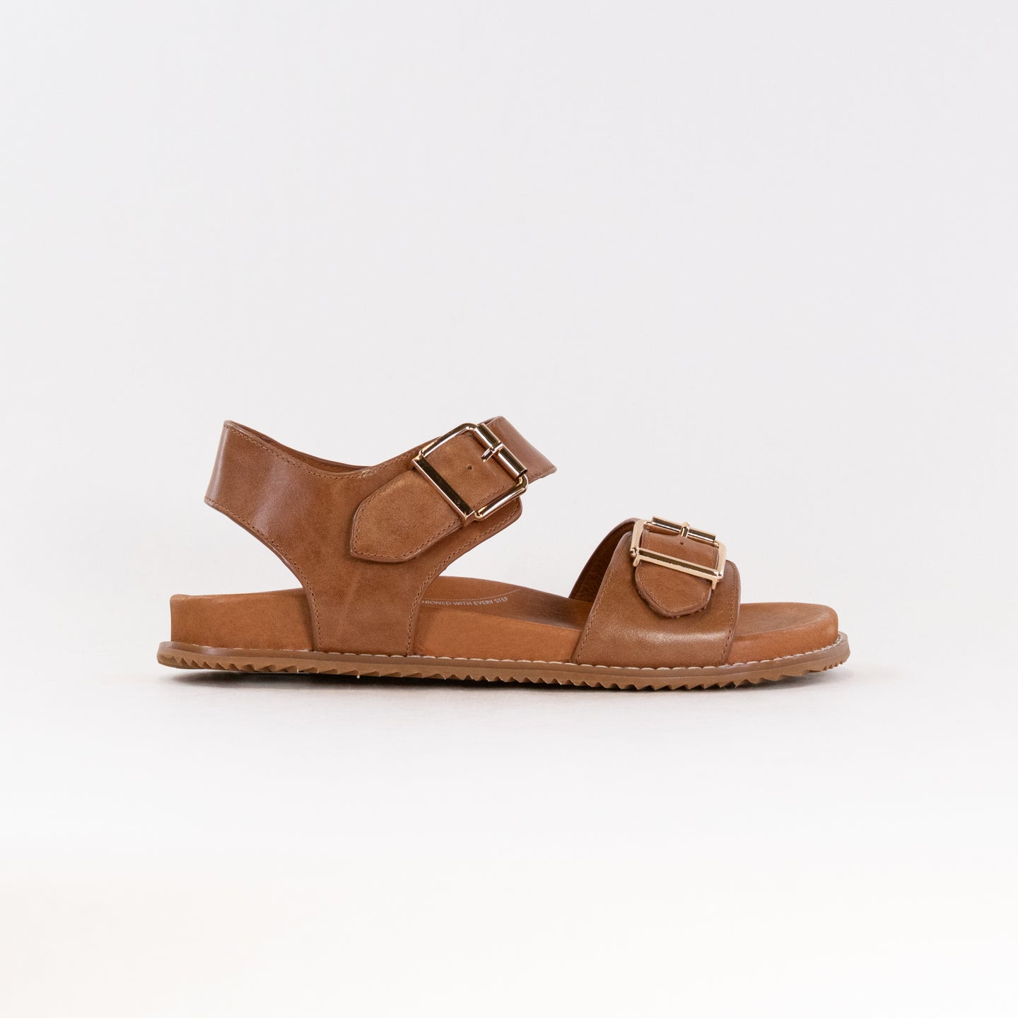 Women's Tan Leather Casual Sandals - Ziera Hastice