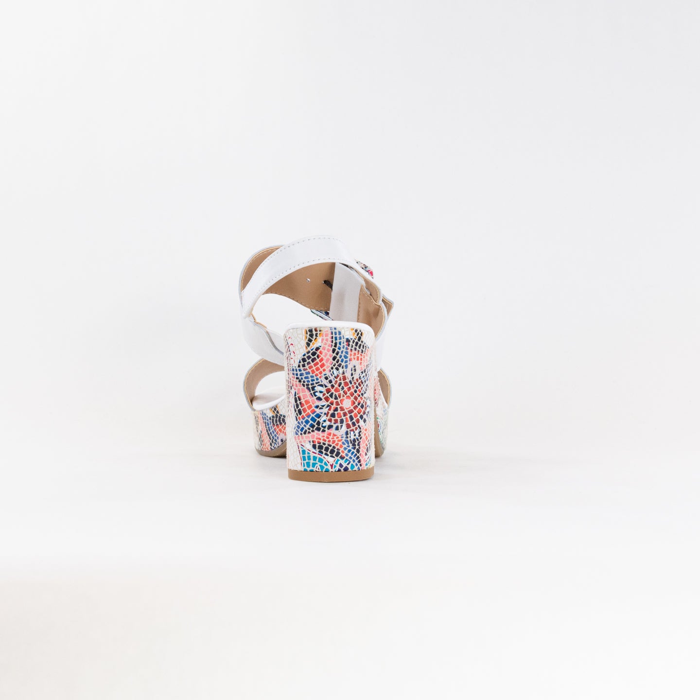 Spring Step Women's Fashionable Azucar Ankle-Strap Sandals - White Multi