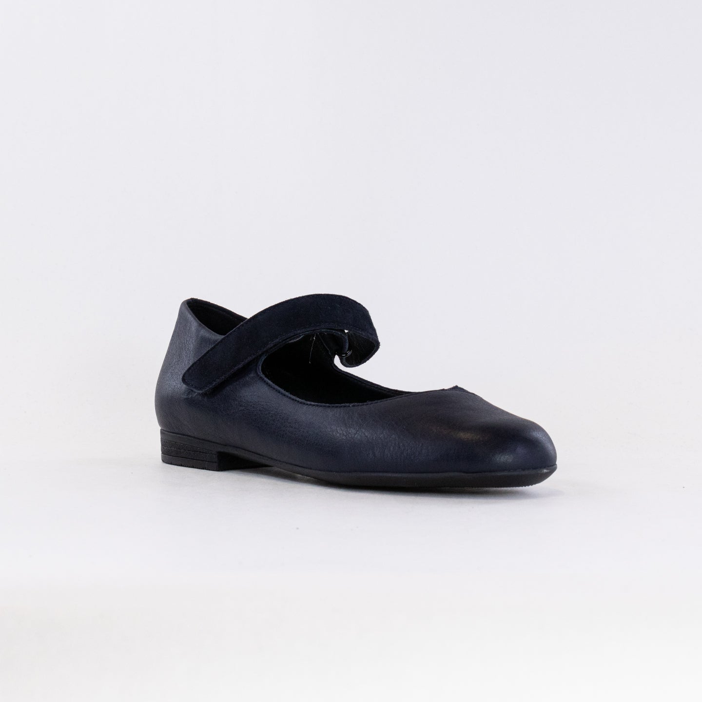 Navy Women's Ara Sienna Adjustable Comfort Mary Jane Flats