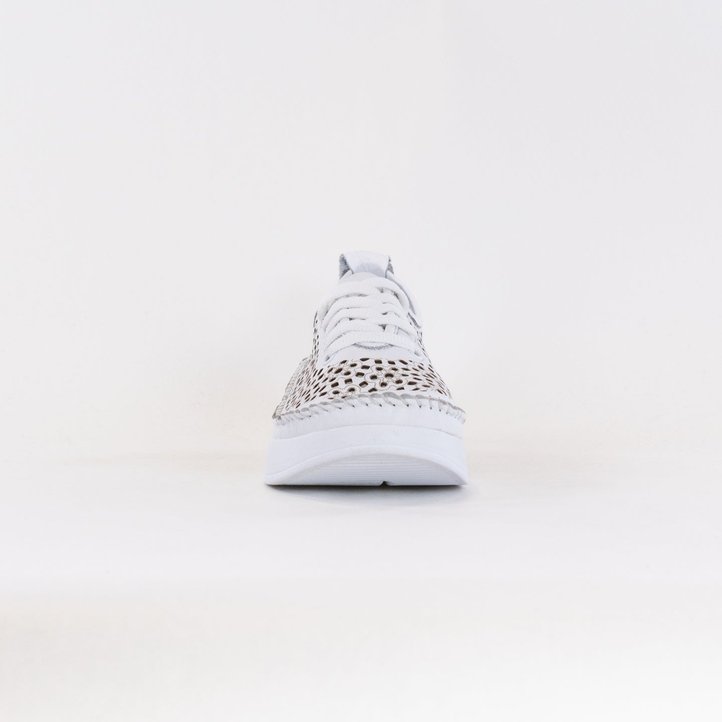 Spring Step Women's Youlanda Perforated Wedge Sneakers - Pure White