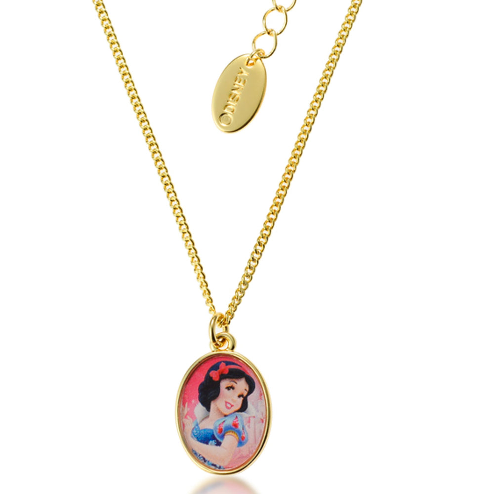 Disney Collectible Snow White Themed Oval Medallion Pendant