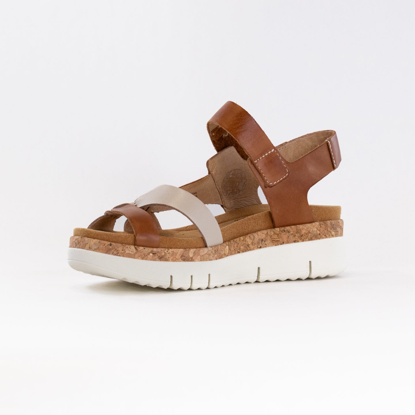 Pikolinos Women's Palma W4N - 0968C1 Sandals in Marfil - Brandy Color