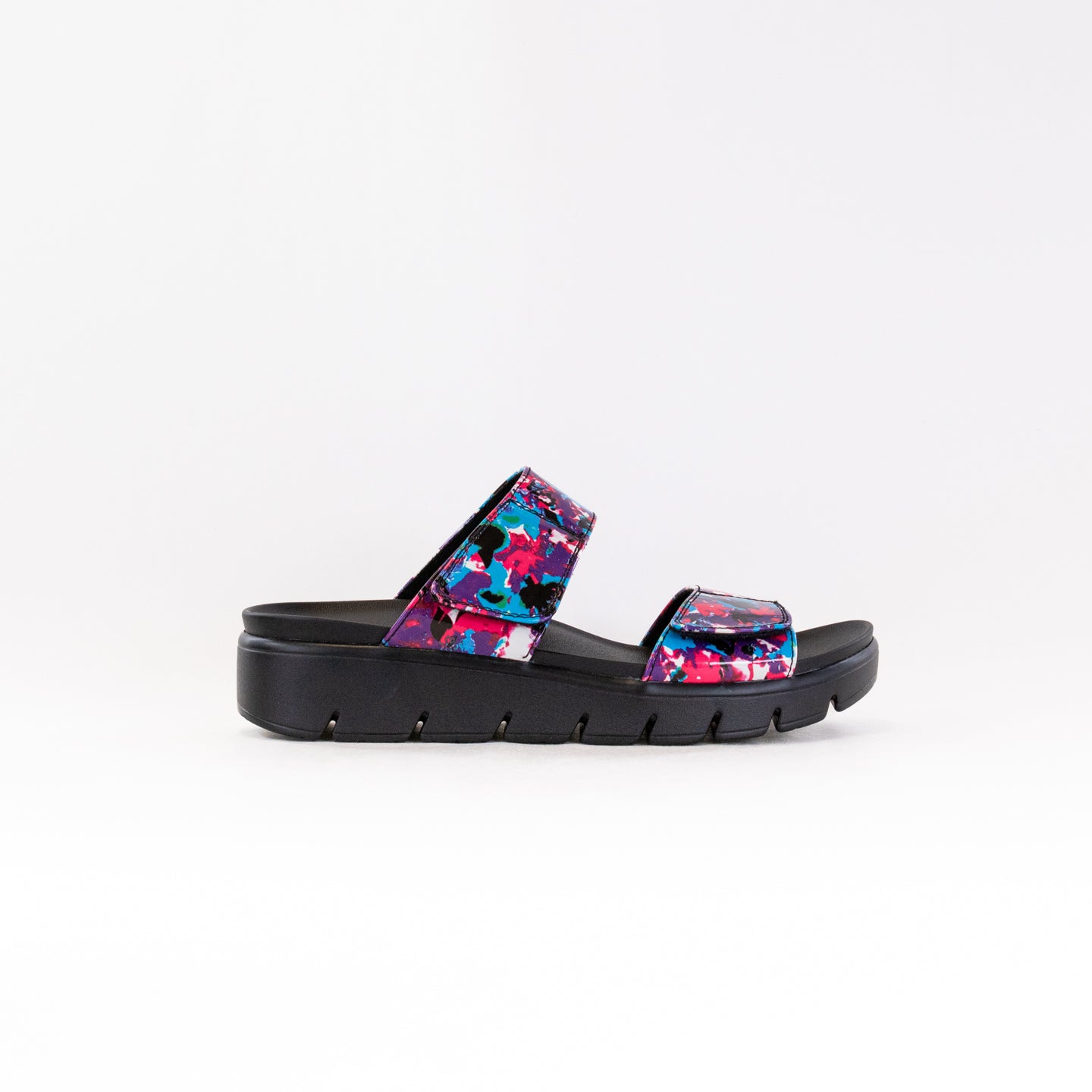 Alegria Women's Rubie Collage Party Vegan Leather Sandals
