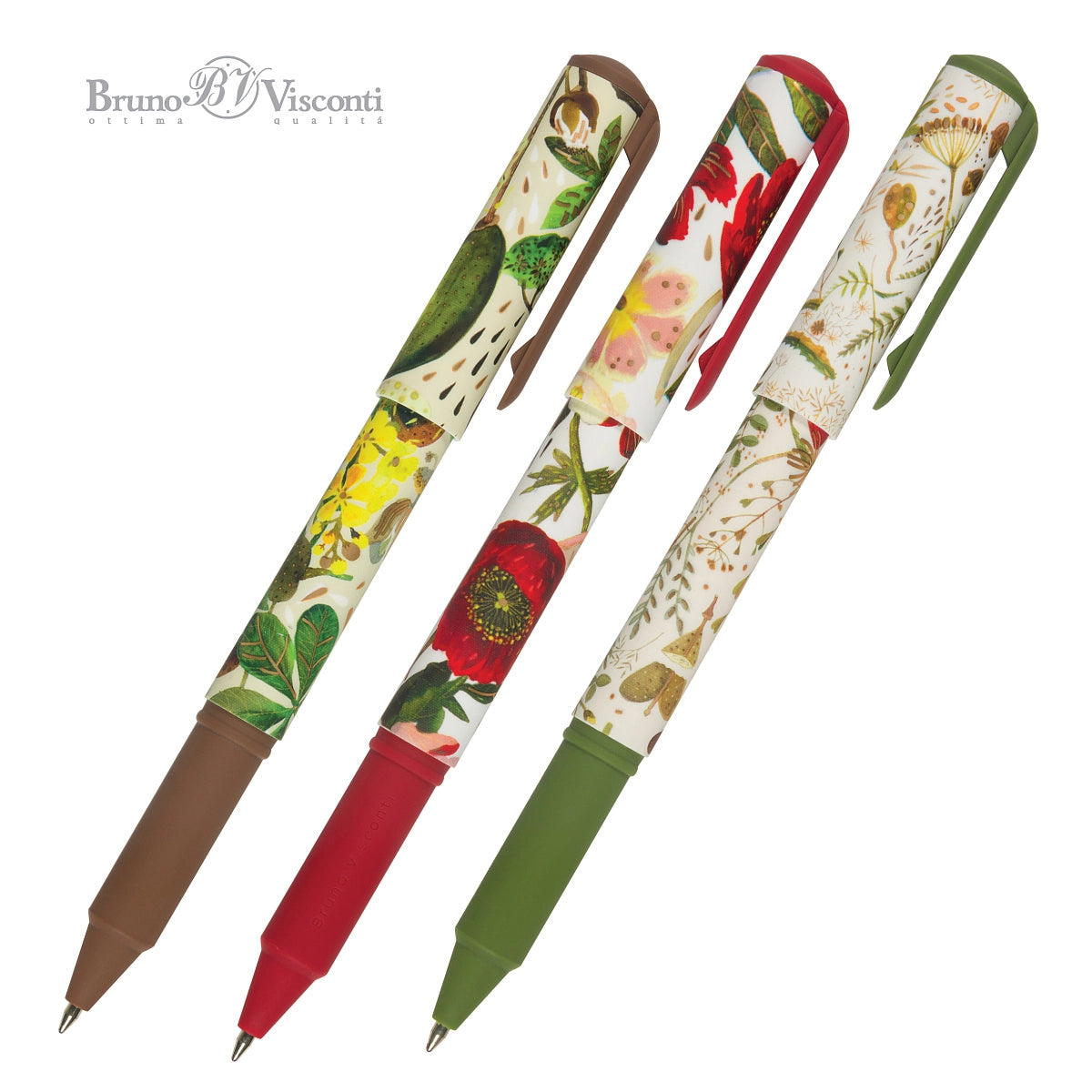 BV by Bruno Visconti Dreamwrite - Assorted Pack of 24 Bloom Flora Series Stylish Pens