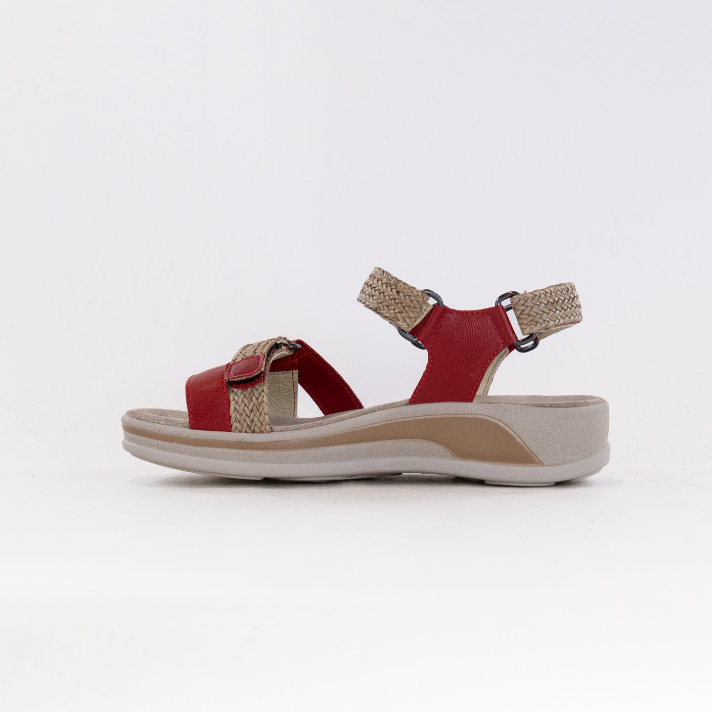 Stylish Red Wolky Acula Women's Sandals for Comfortable Walks