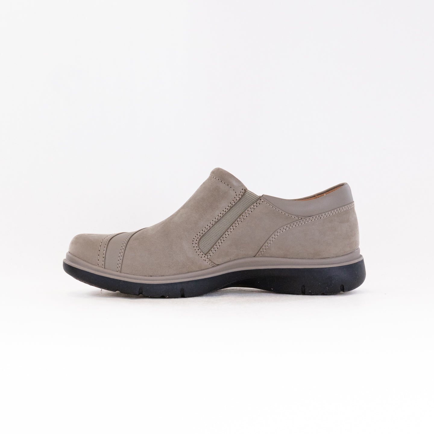 Clarks Women's Certina Pure - Durable Stone Nubuck Casual Shoes