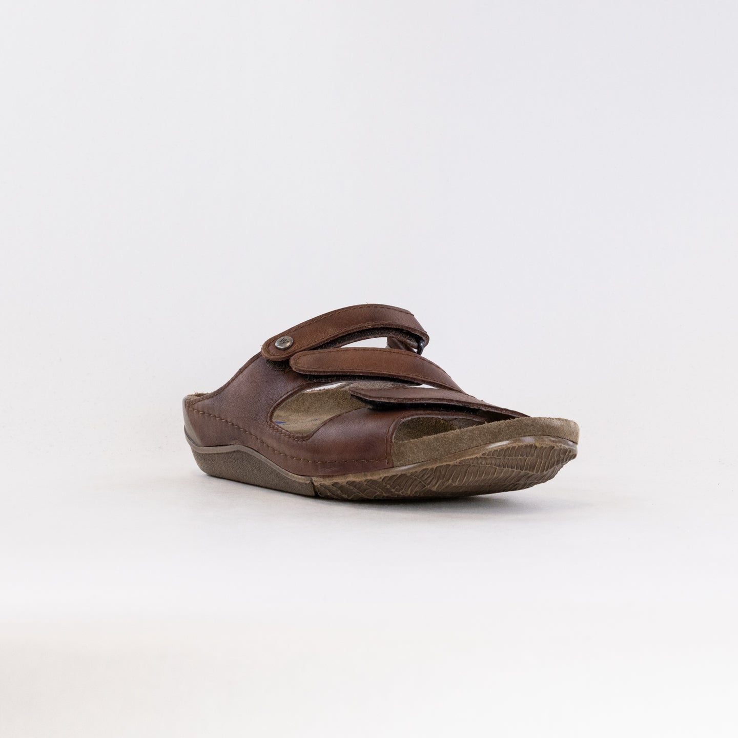 Wolky Women's Jasper Sandals in Elegant Cognac Color