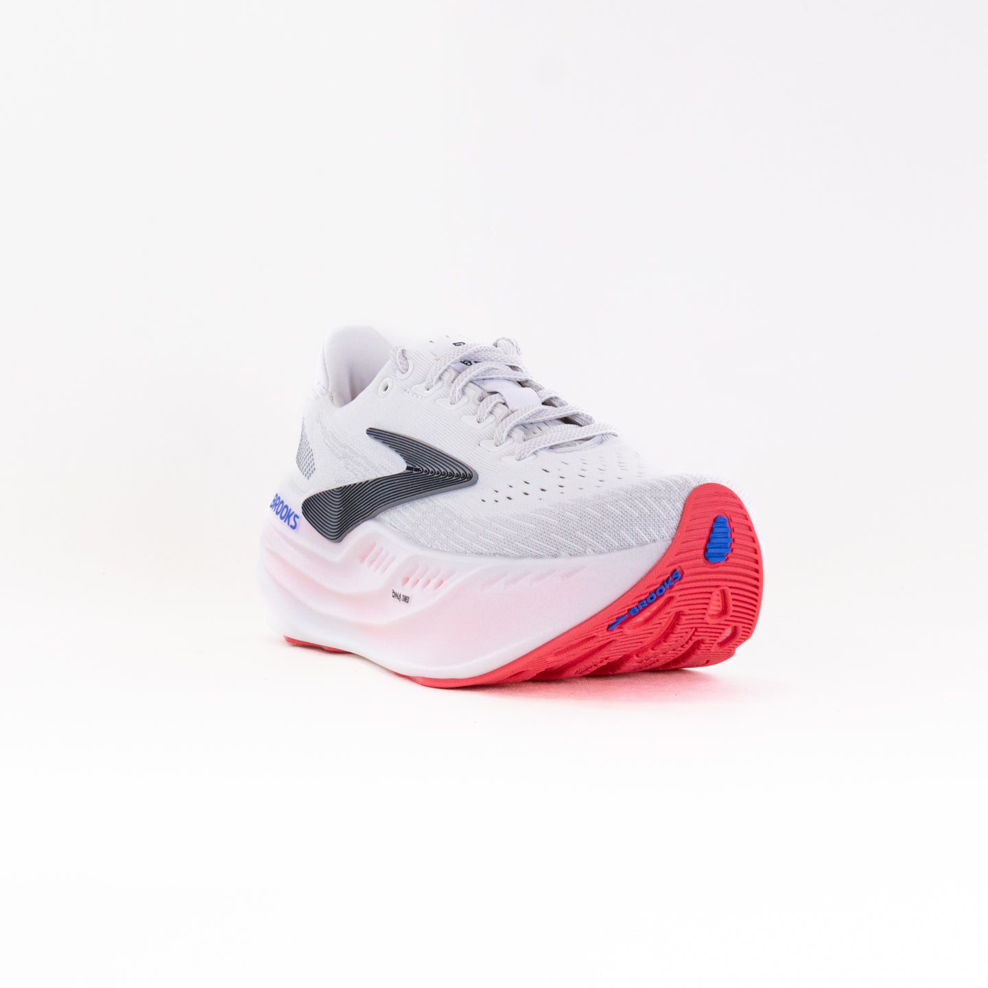 Women's Brooks Glycerin Max Running Shoes - White, Black and Diva Pink Color Combination