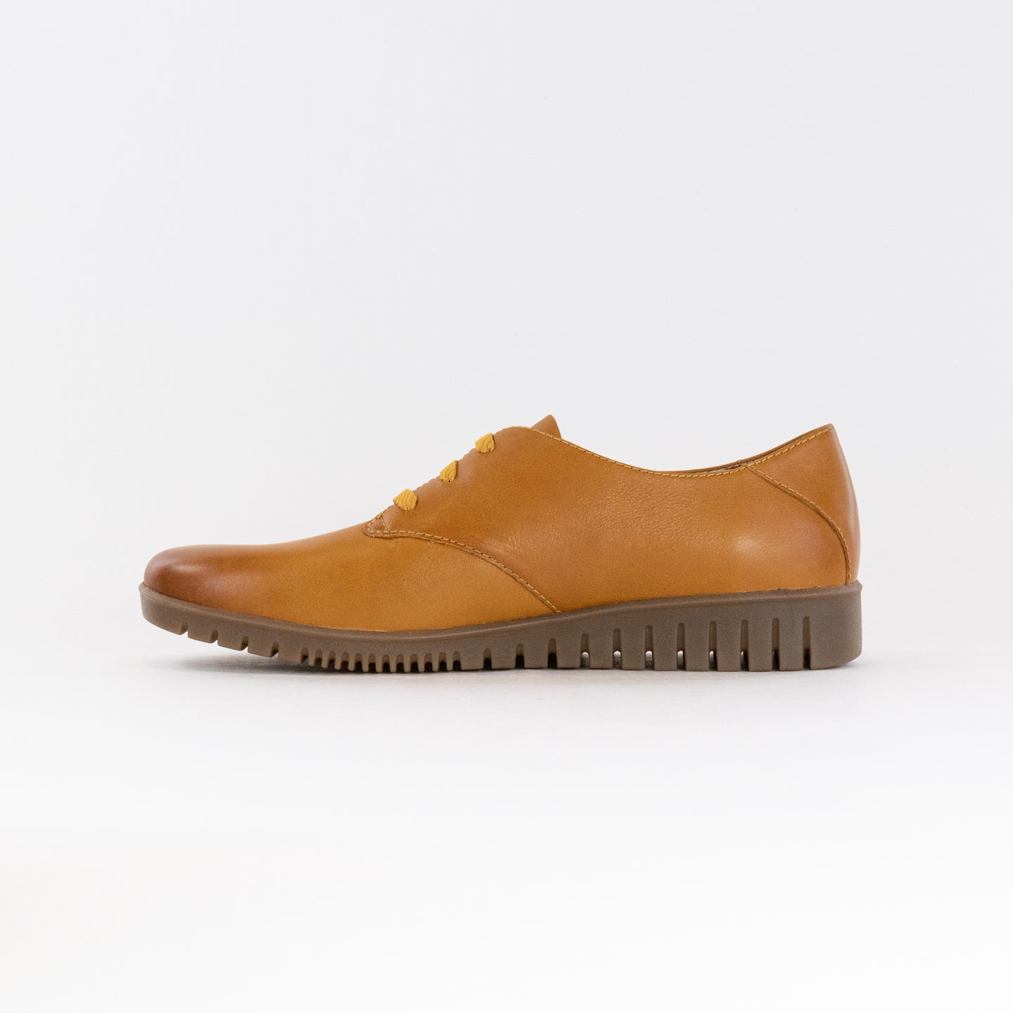 Women's Dansko Libbie Oxford Shoes in Mustard Yellow