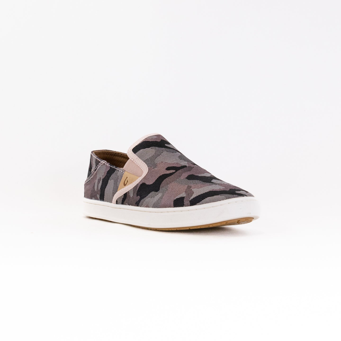 Olukai Women's Pehuea Pa'i Slip-on Sneakers in Soft Pink/Camo