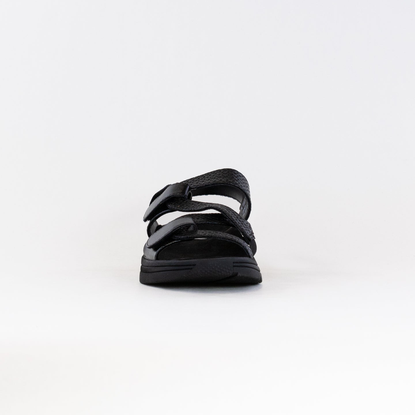 Drew Serenity Women's Comfortable Black Sandals with Removable Insole