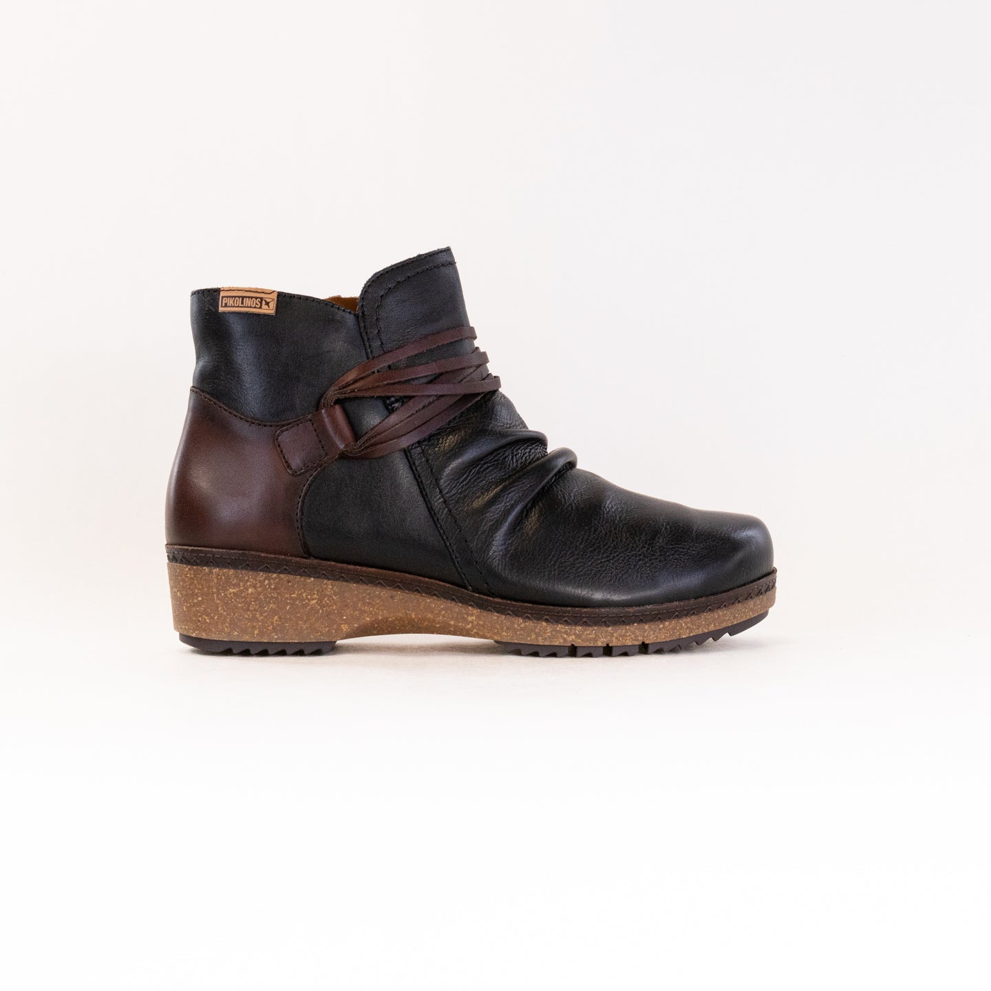 Women's Comfortable Black Pikolinos Granada Short Ankle Boots