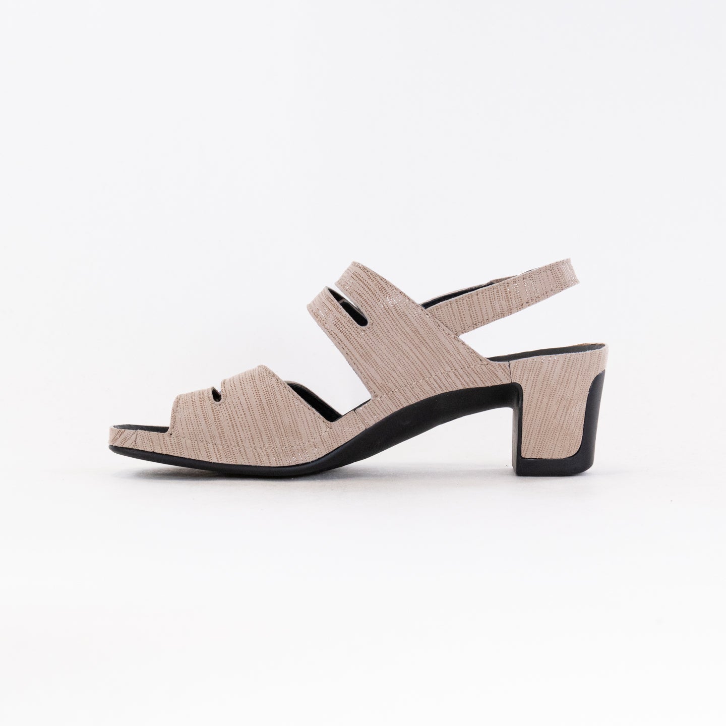 Women's Beige Metallic Vital Joy Comfort Sandals