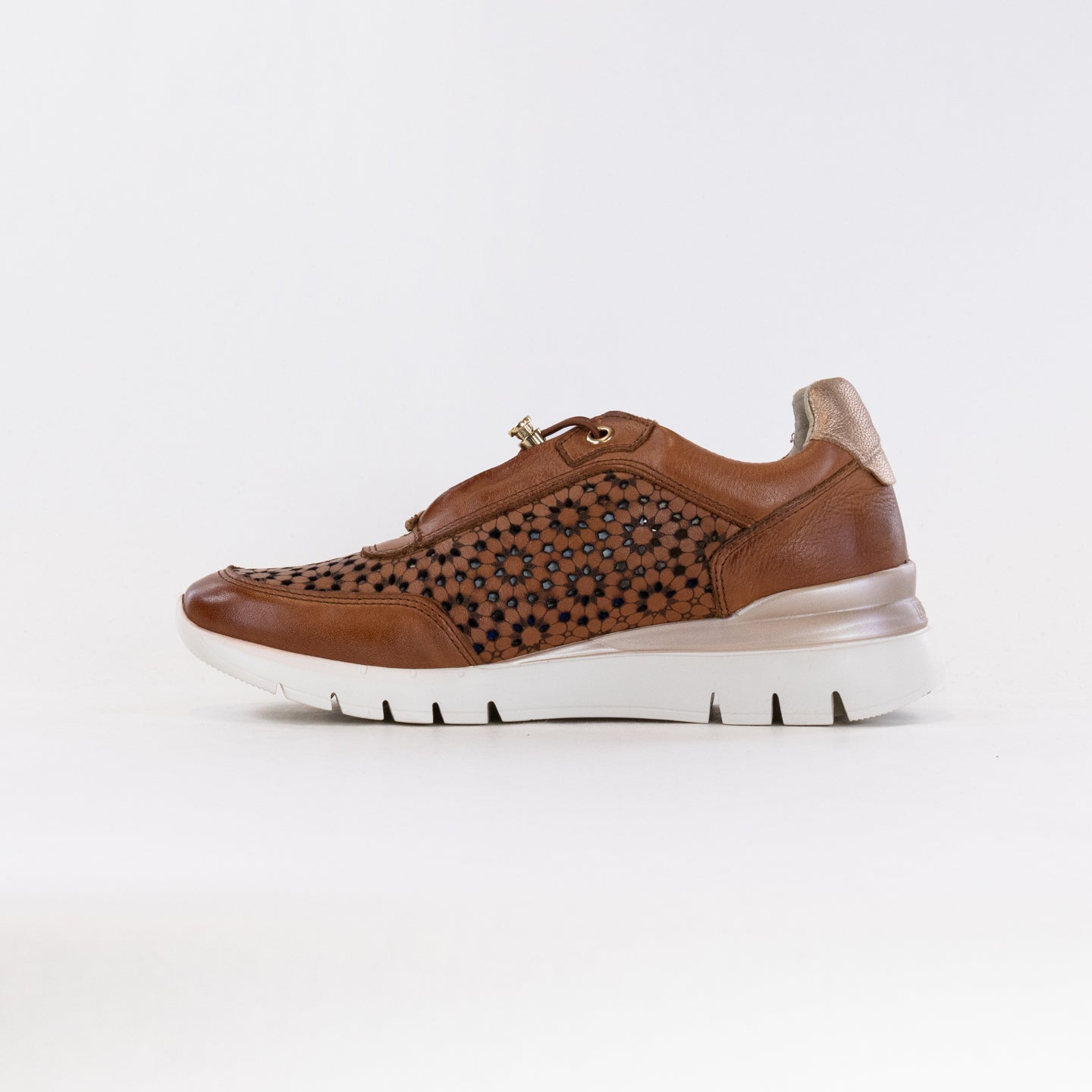 Pikolinos Women's Elegant Cantabria W4R - 6584 Brandy - Adjustable Elastic Closure Sneakers