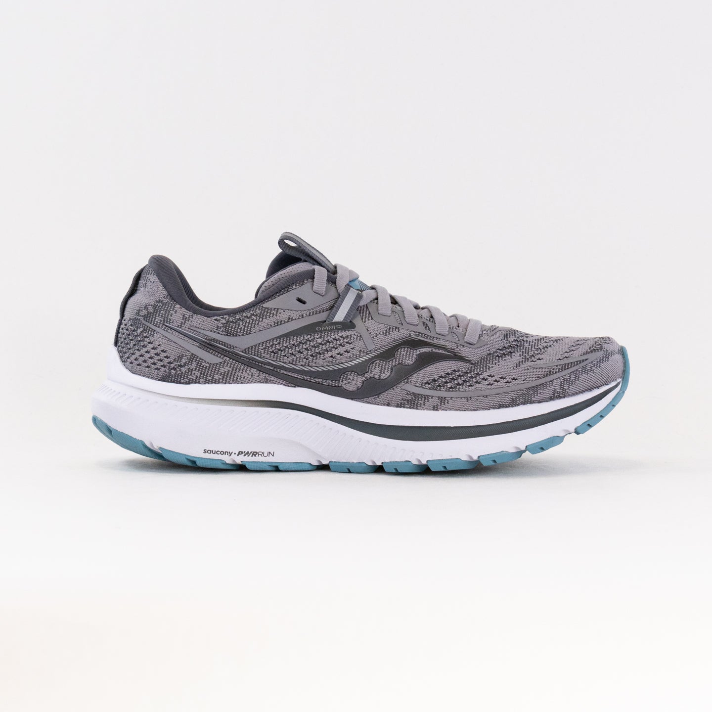 Saucony Women's Omni 21 Wide Running Shoes - Alloy/Rainfall Color