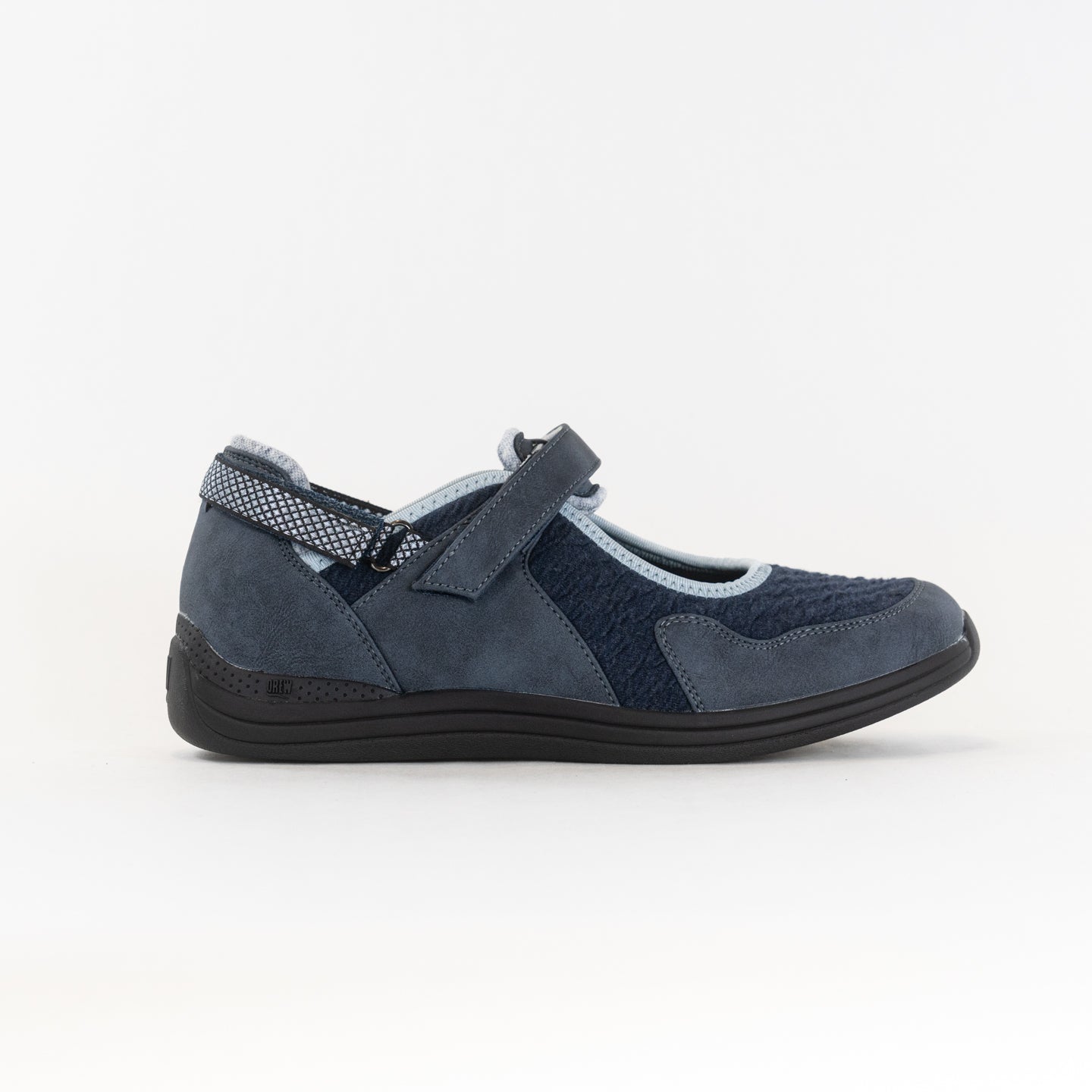 Navy Drew Buttercup Women's Orthopedic Shoes with Adjustable Straps