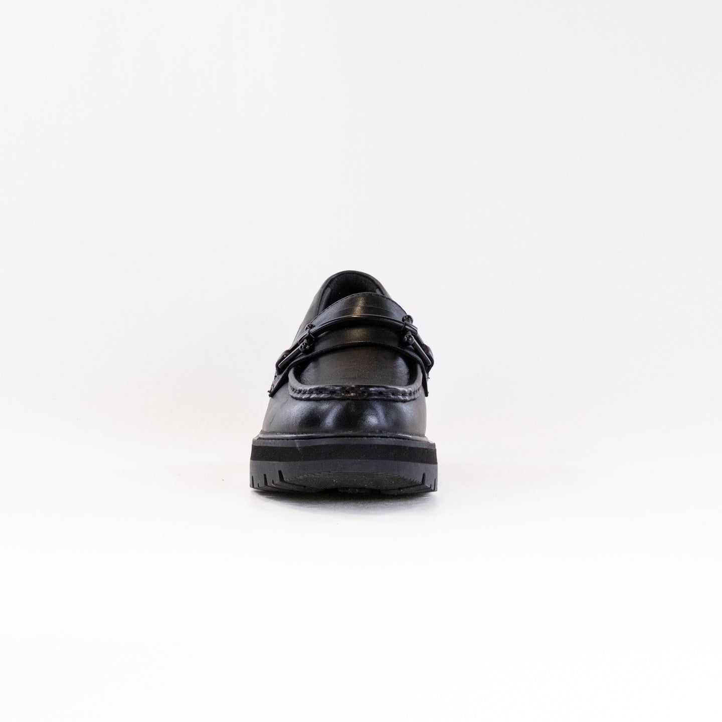 Women's Clark’s Orianna Horsebit Black Leather Loafers