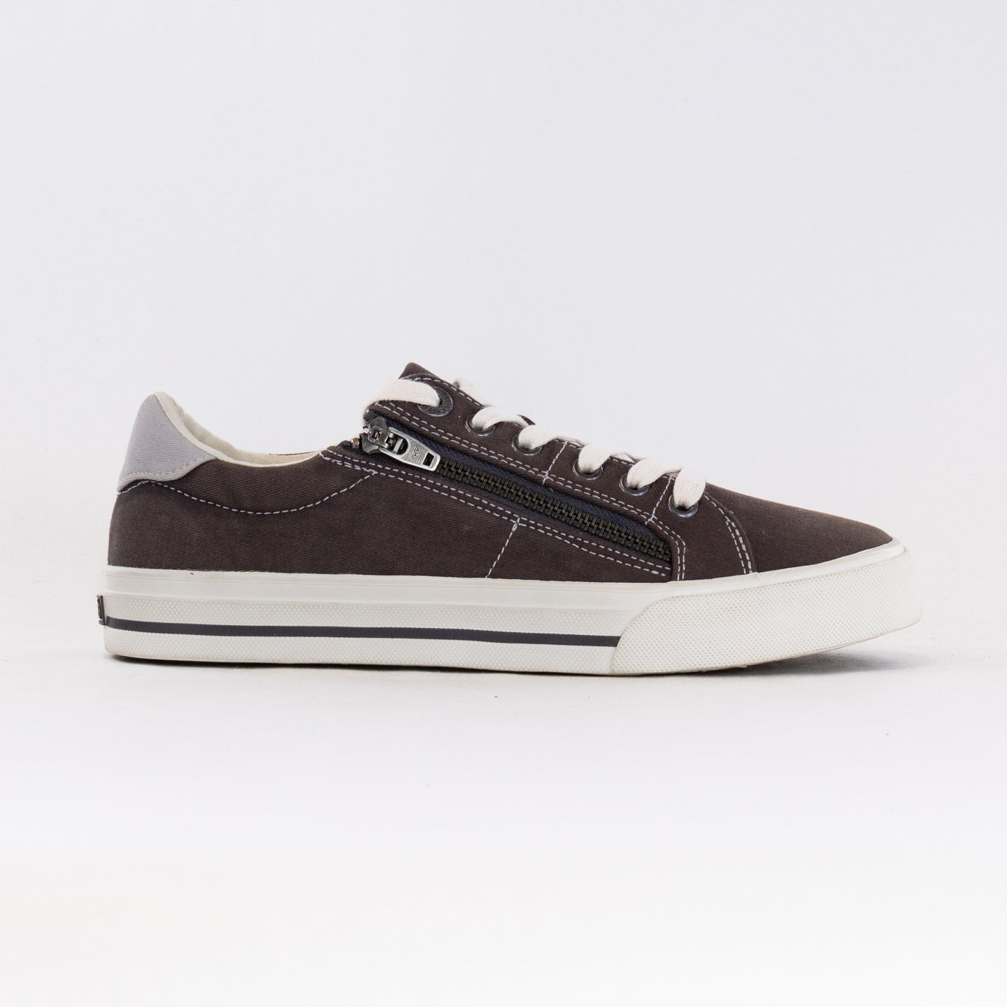 Women's Taos Z Soul Canvas Sneakers in Graphite/Light Grey Distressed