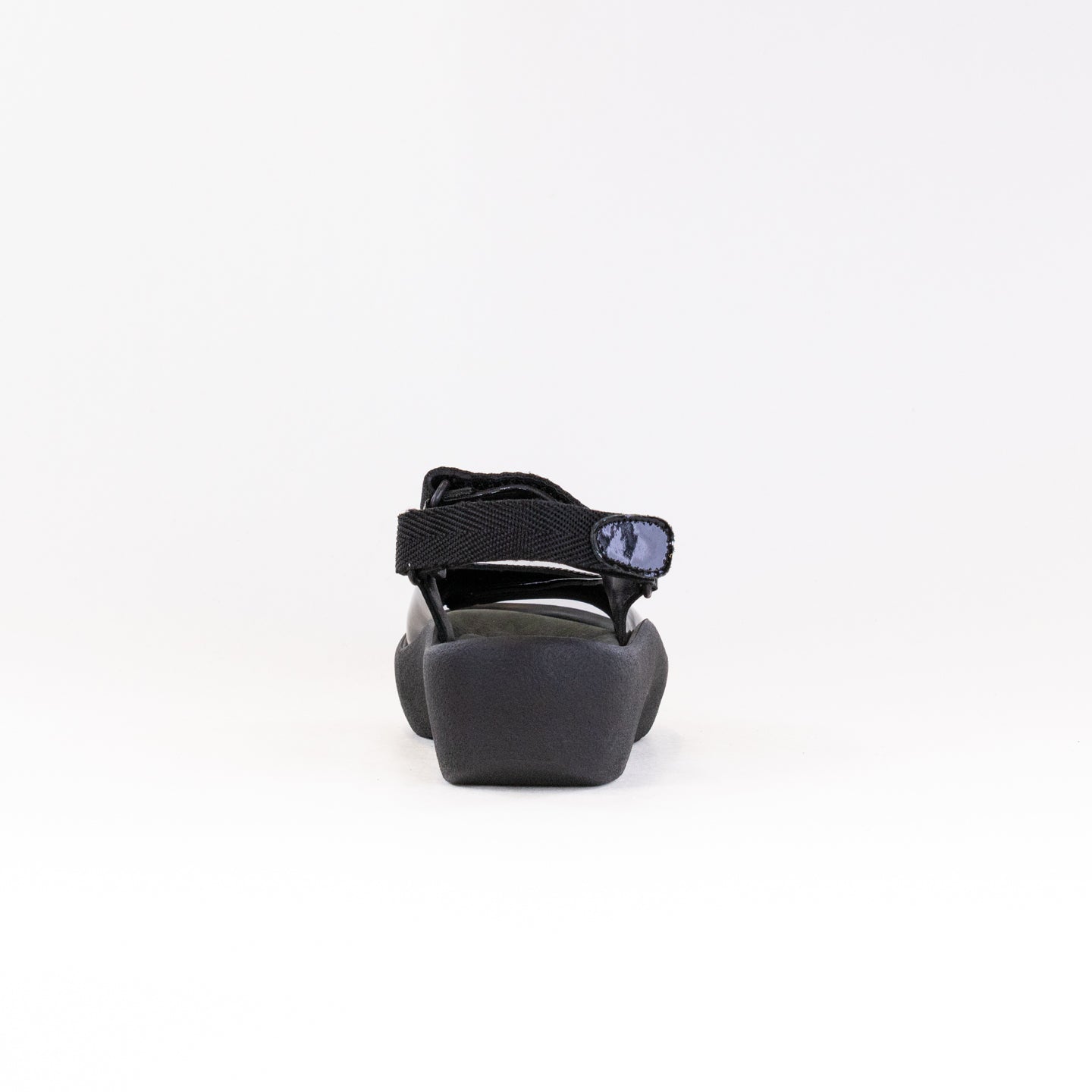 Wolky Women's Black Patent Jewel Sandals - Comfortable and Stylish