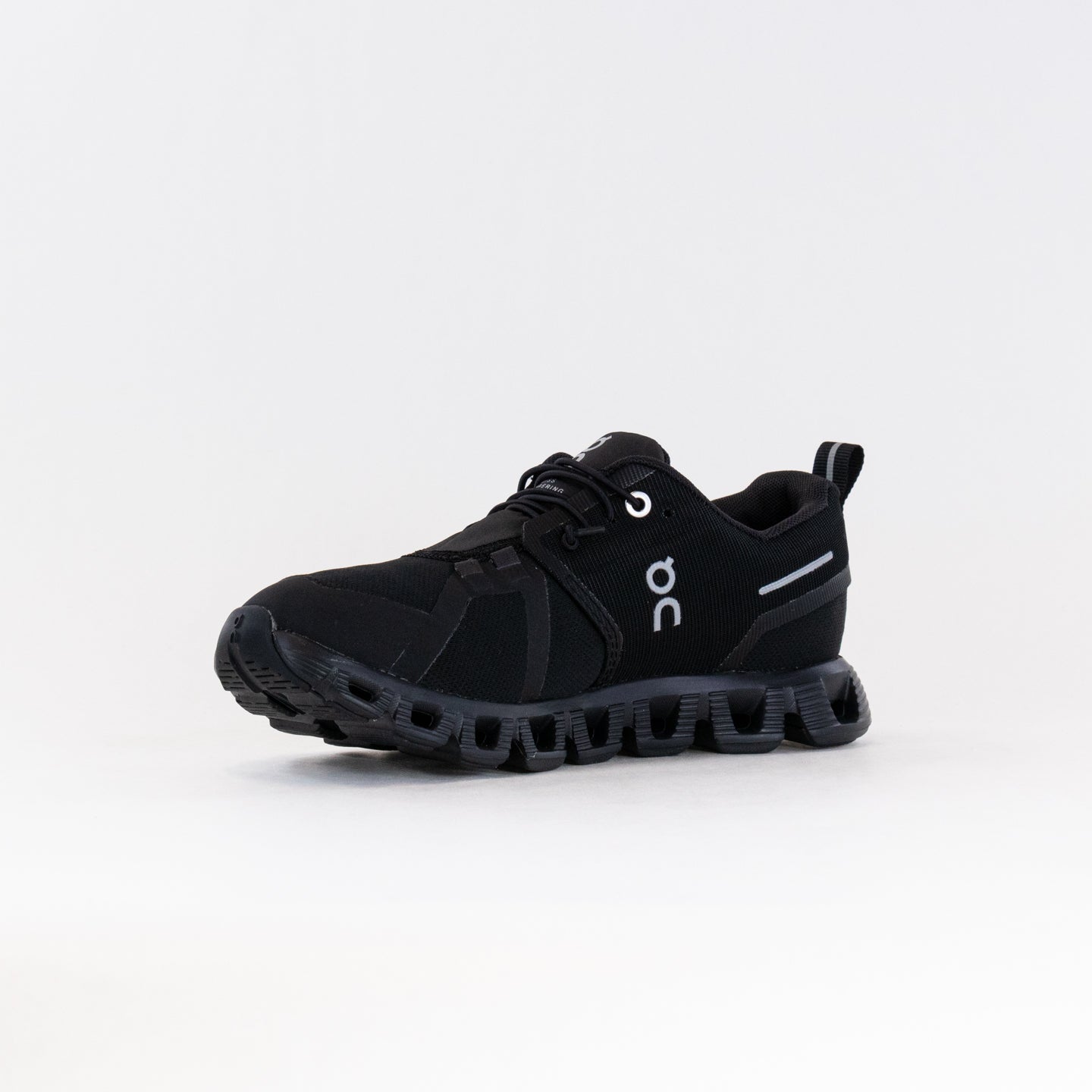 Women's All Black On Cloud 5 Waterproof Running Shoes