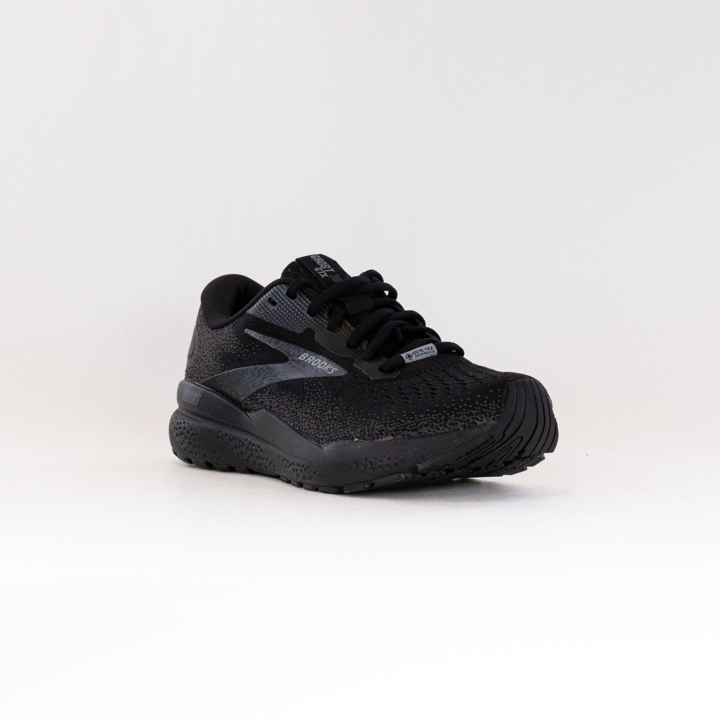 Women's Brooks Ghost 16 GTX Running Shoes - Black/Ebony