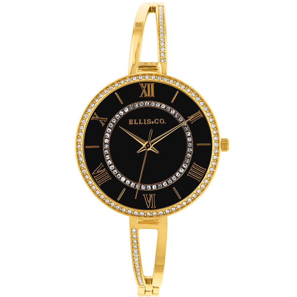 Ellis & Co Violet Ladies' Fashion Watch with Sparkly Gemstones