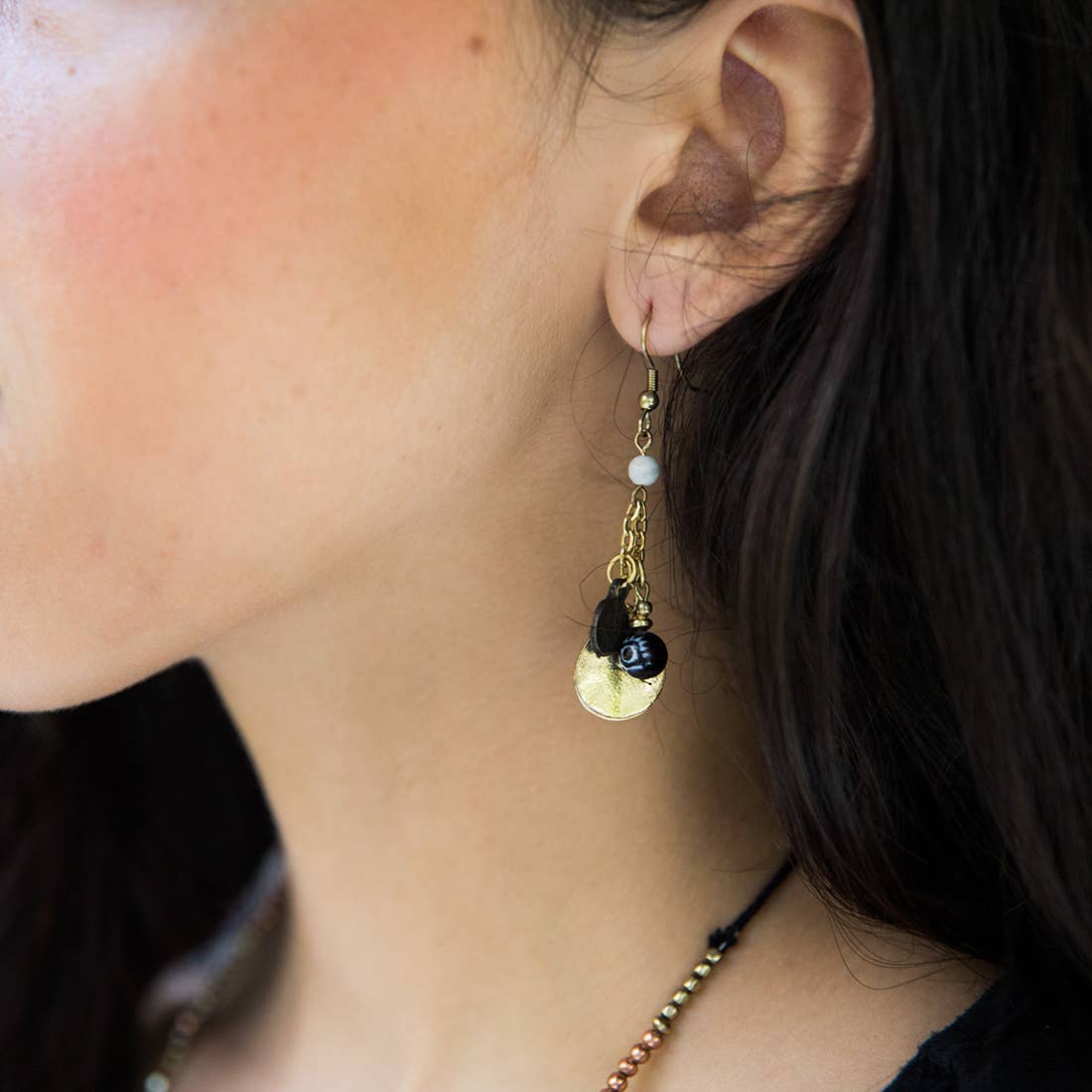 Stylish Sachi Evil Eye Beaded Earrings for Good Vibes