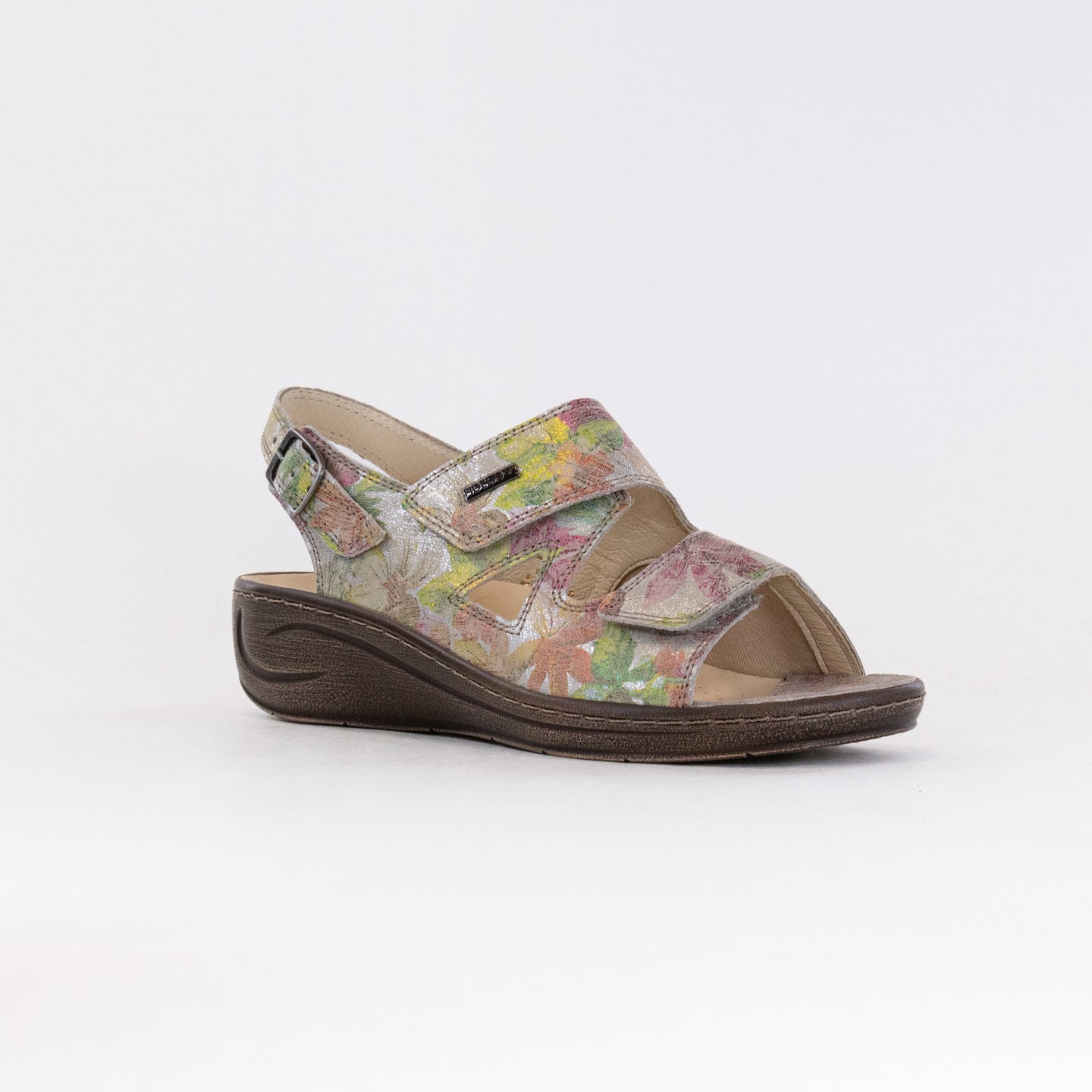 Women's Casual Fidelio Vienna Leather Backstrap Sandal in Sesame Vilano Color